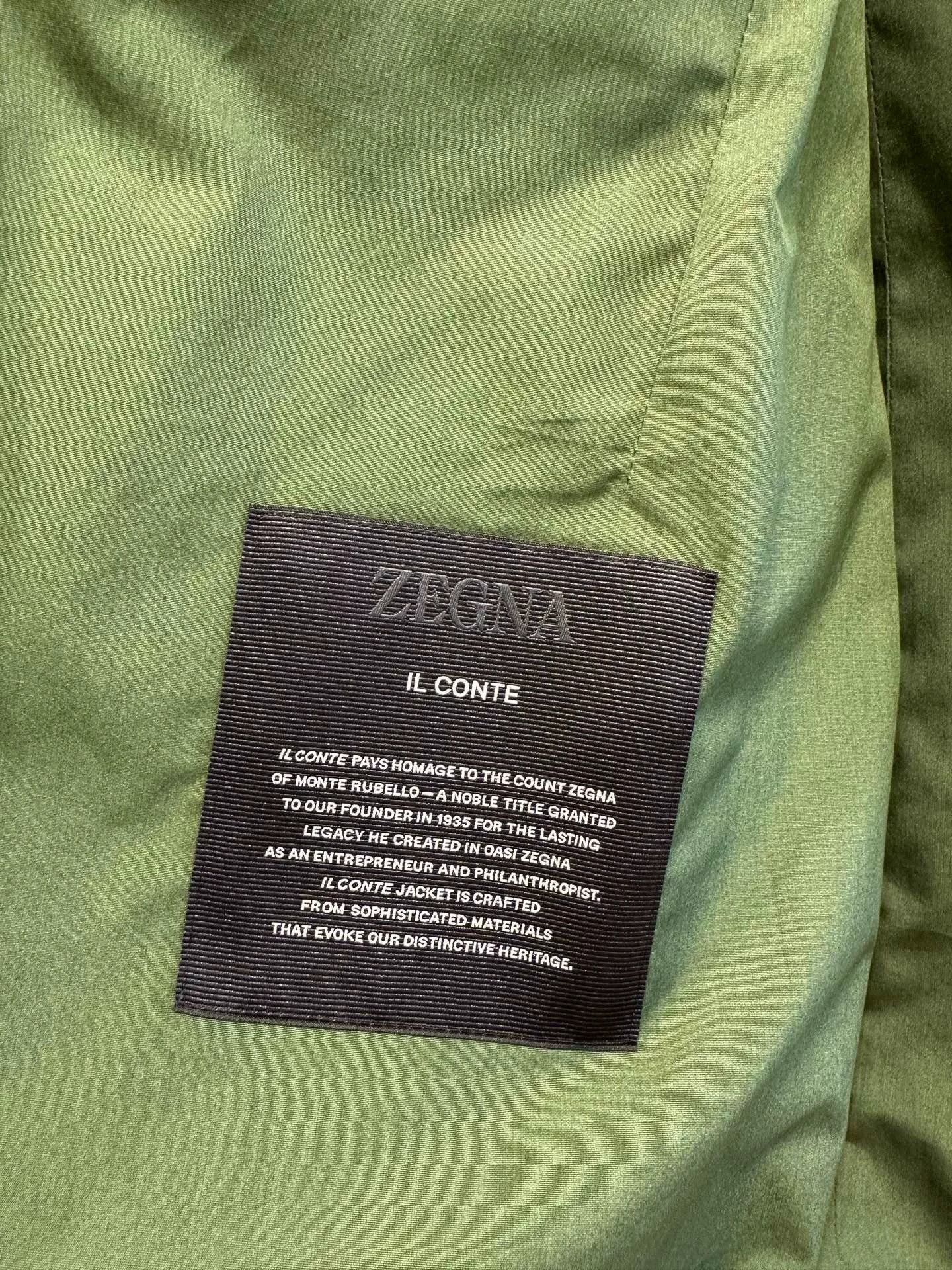 Ermenegildo Zegna Zegna Thin Green Men's Blazer Jacket Size US M / EU 48-50 / 2 - 6 Thumbnail