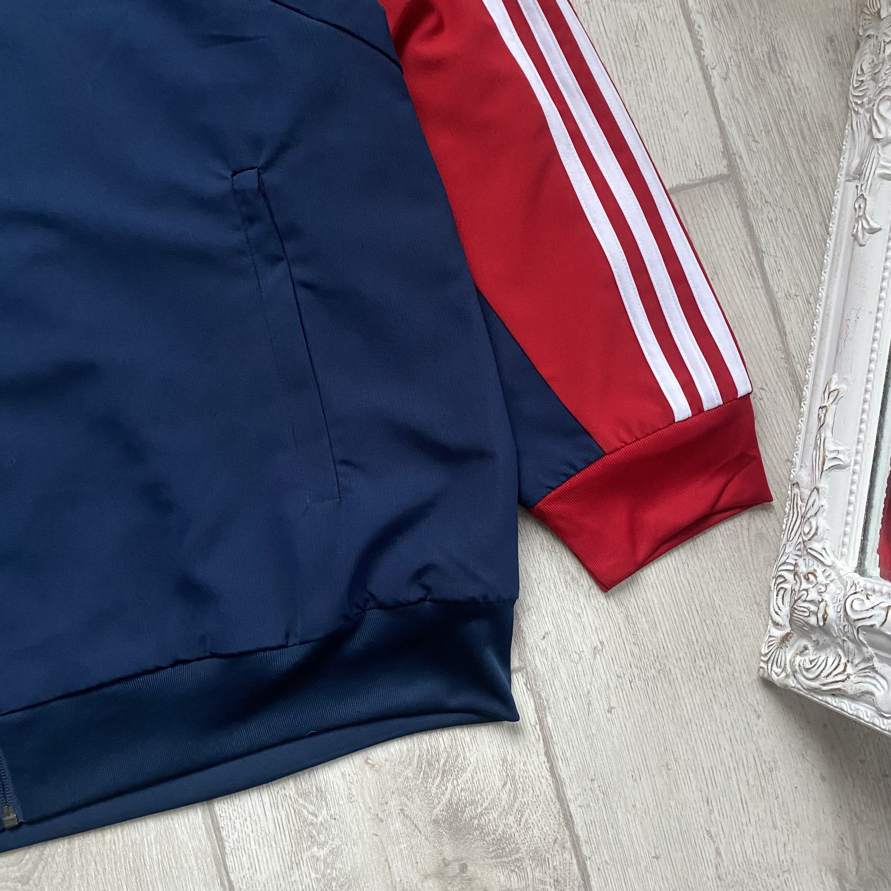 Adidas 🏈 Vintage Adidas Nylon England Rugby jersey Jacket Drill Size US XL / EU 56 / 4 - 3 Thumbnail