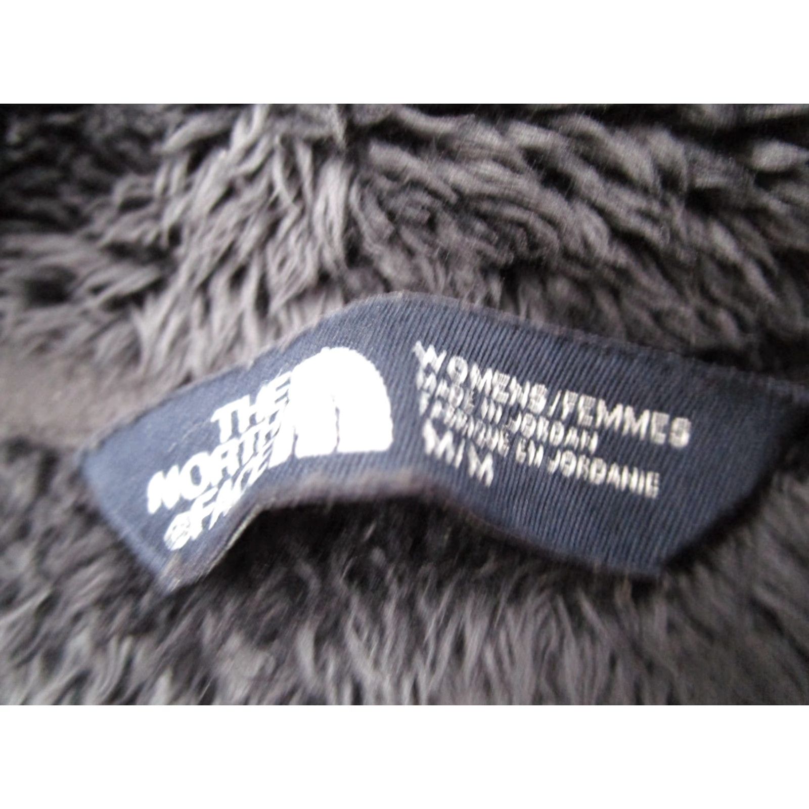 The North Face VINTAGE? No. The North Face Women Medium Gray Osito Hybrid Fleece Full Zip Deep Pile Jacket Size M / US 6-8 / IT 42-44 - 3 Thumbnail