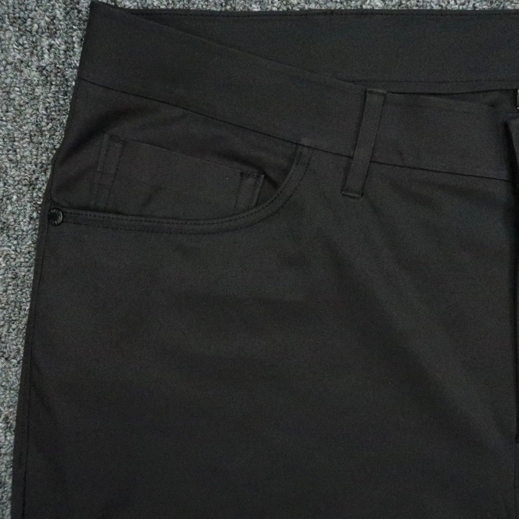 Vintage Public Rec Pants Mens 38x32 Black Chino 5 Pocket Stretch Flat Front Regular 38in Inseam Mens Clothing Size US 38 / EU 54 - 3 Thumbnail