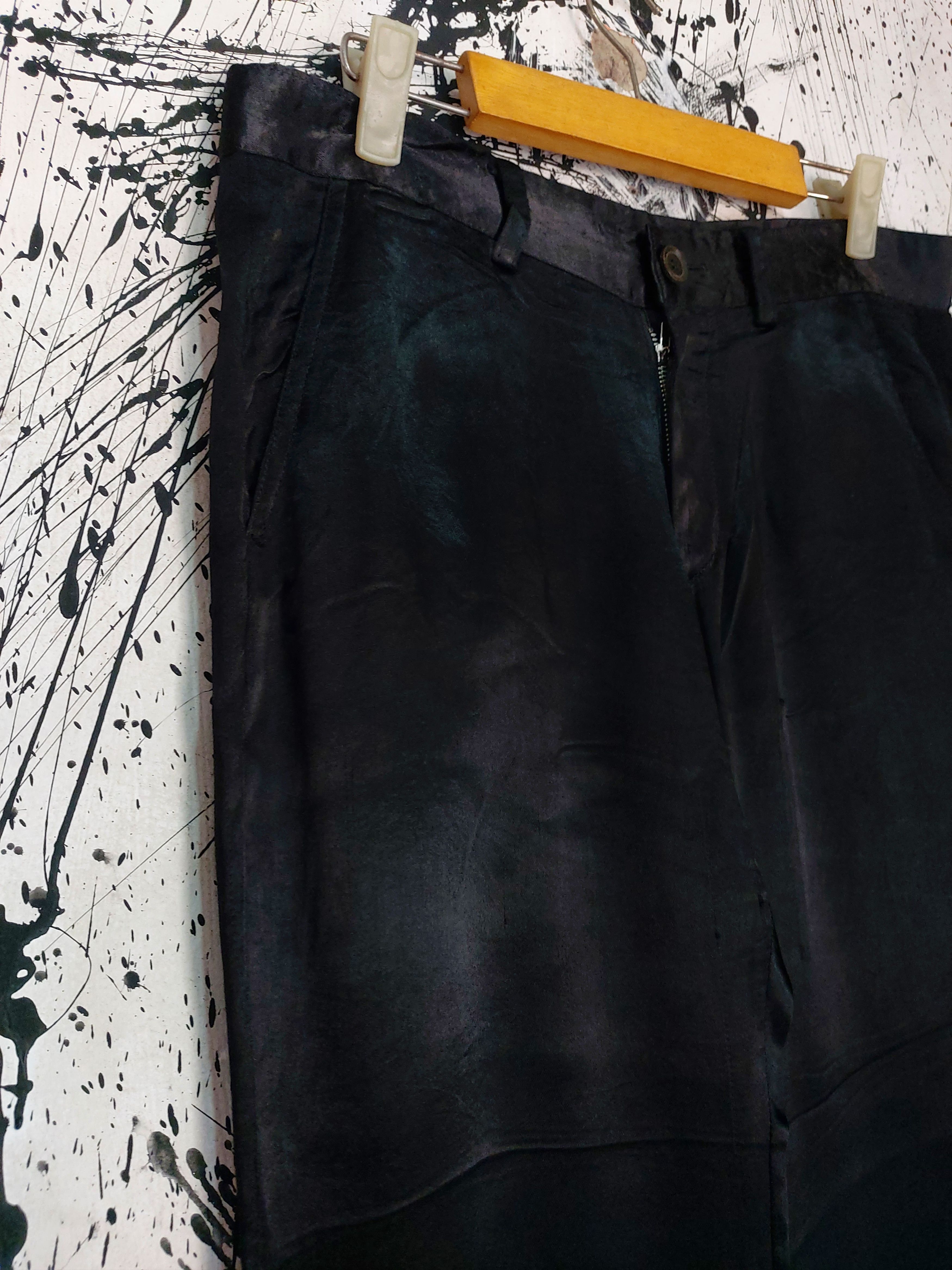 Yohji Yamamoto YOHJI YAMAMOTO RAYON TROUSER PANTS Size US 33 - 2 Thumbnail