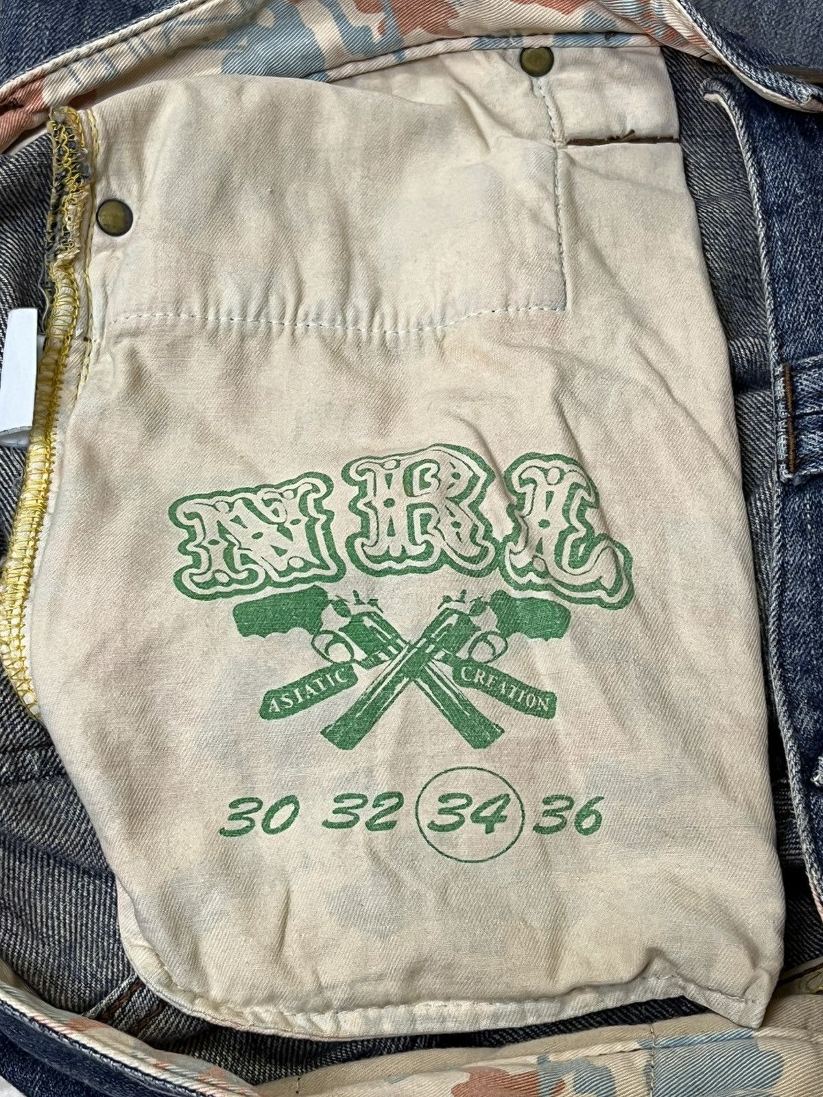 Japanese Brand Japanese streetwear NINE RULAZ LINE NRL distressed jeans Size US 36 / EU 52 - 23 Thumbnail