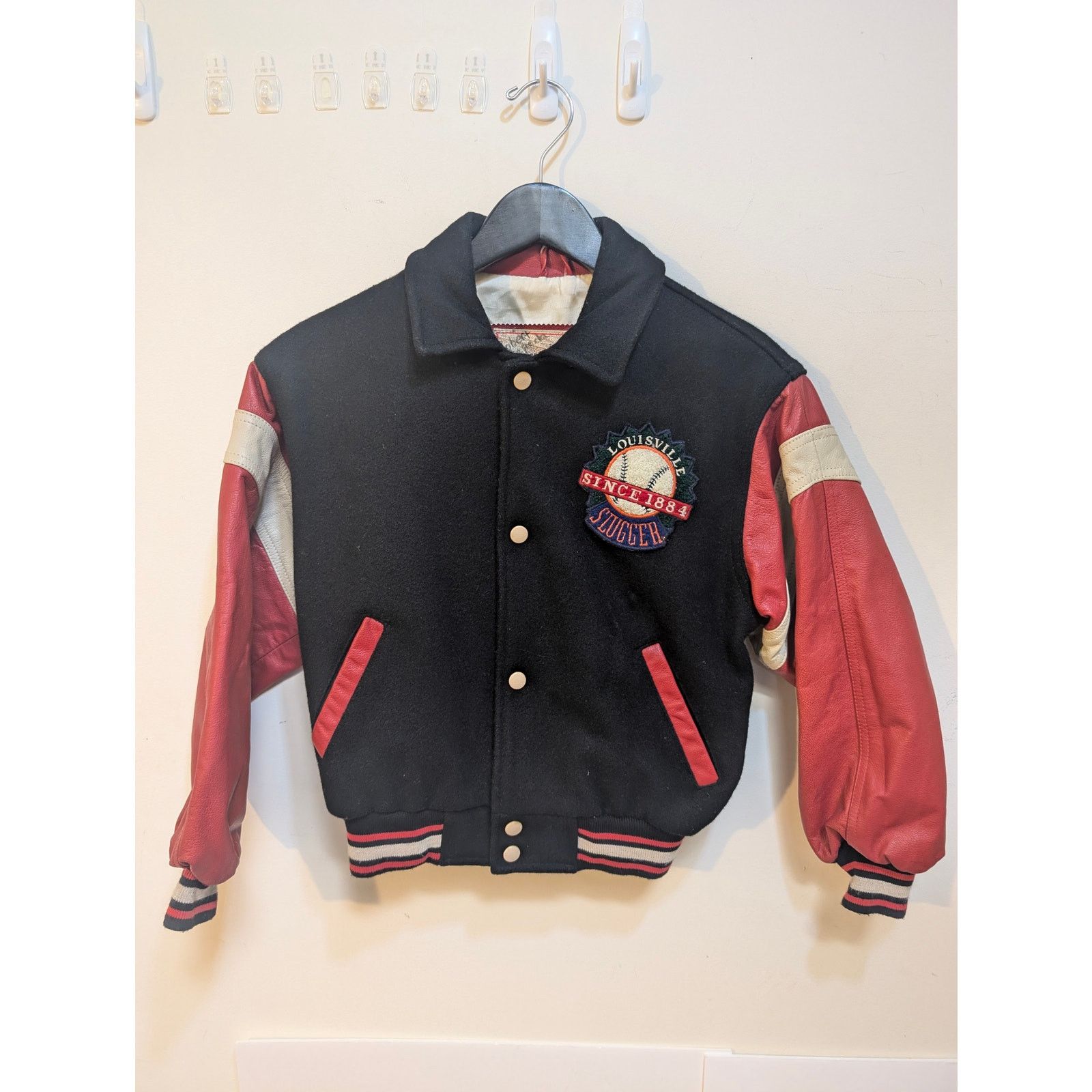 Cooperstown Collection Louisville Slugger MLB Varsity Jacket Vintage 80s Kid's Sz M Size M / US 6-8 / IT 42-44 - 2 Thumbnail