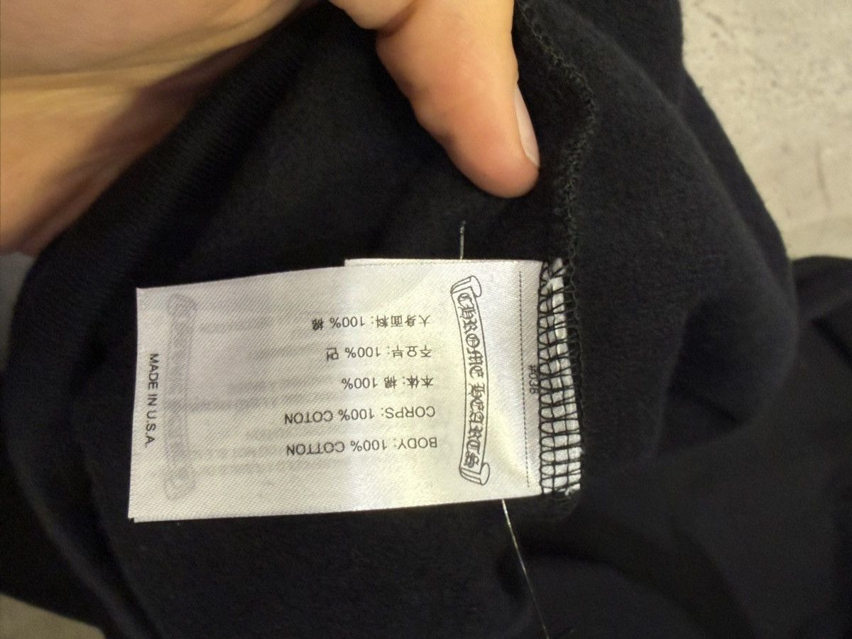 Chrome Hearts Chrome Hearts Vertical Logo Hoodie Black/Blue Size US L / EU 52-54 / 3 - 3 Thumbnail