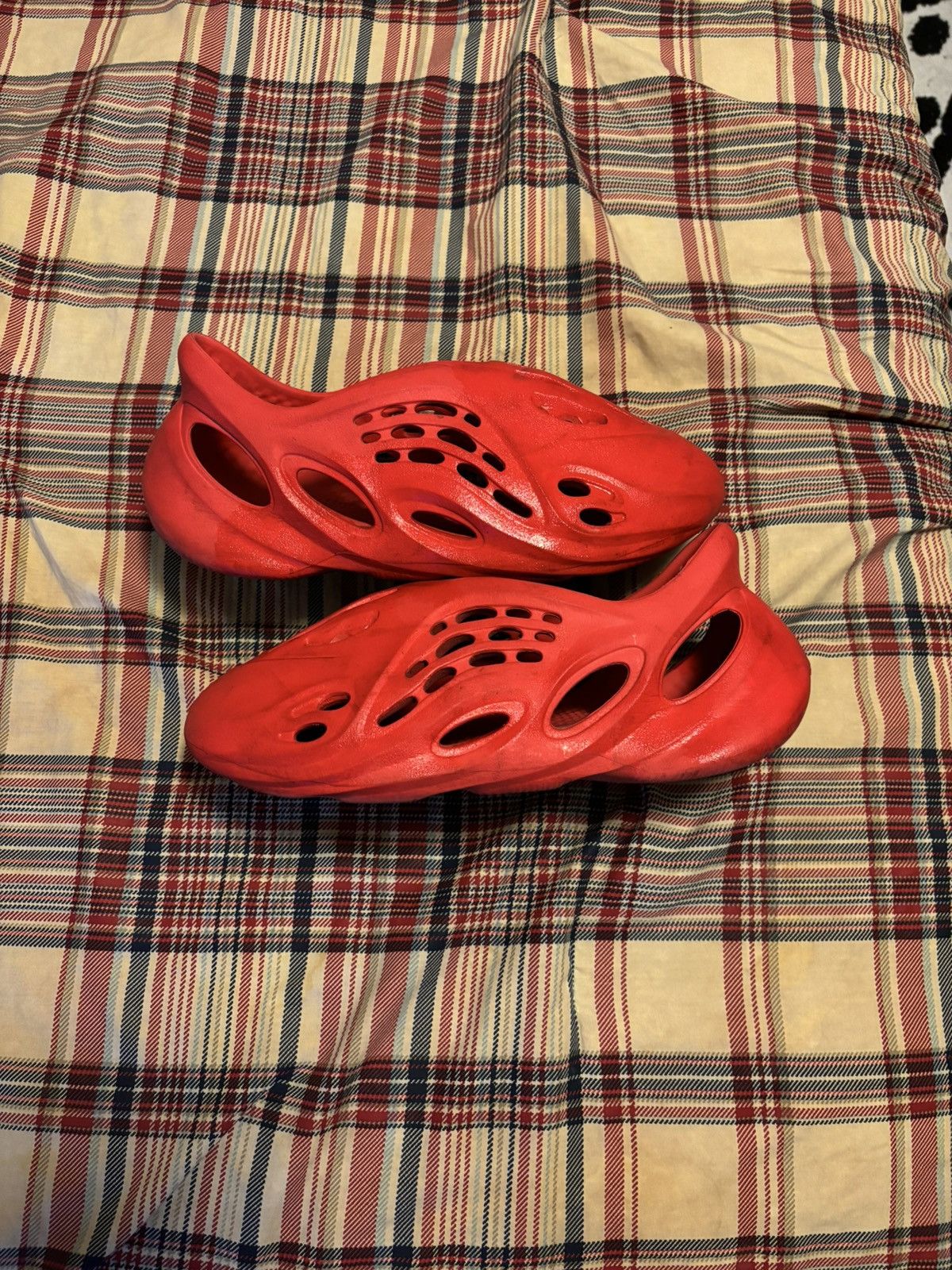 Adidas Yeezy Foam Runner Red Size 10