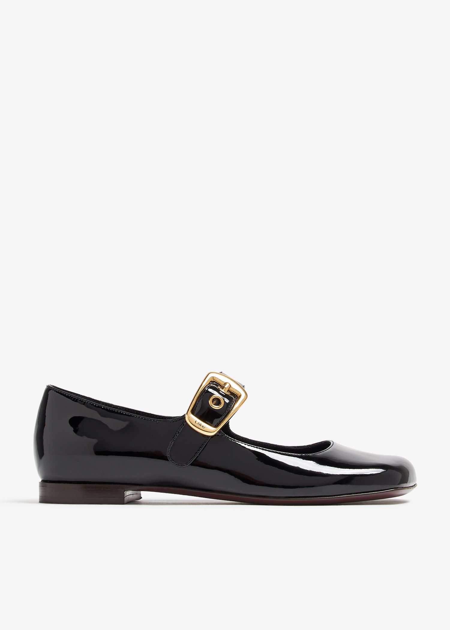 Chloe o1s22i1n0425 Polly Ballerina Flats in Black Size US 10 / IT 40 - 1 Thumbnail