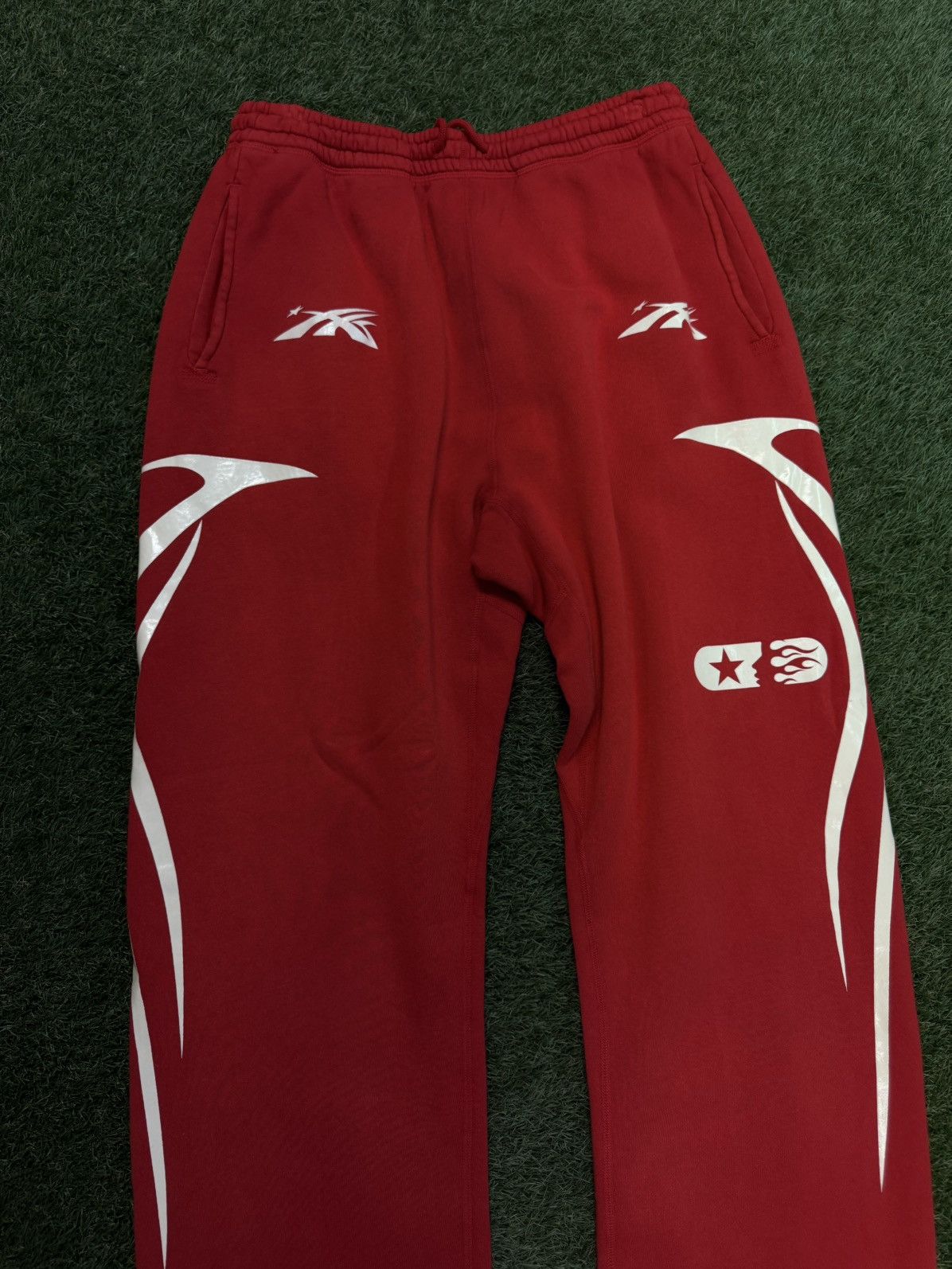 HELLSTAR Hellstar Sweatpants Red White Size XL Brand New Size US 34 / EU 50 - 4 Thumbnail