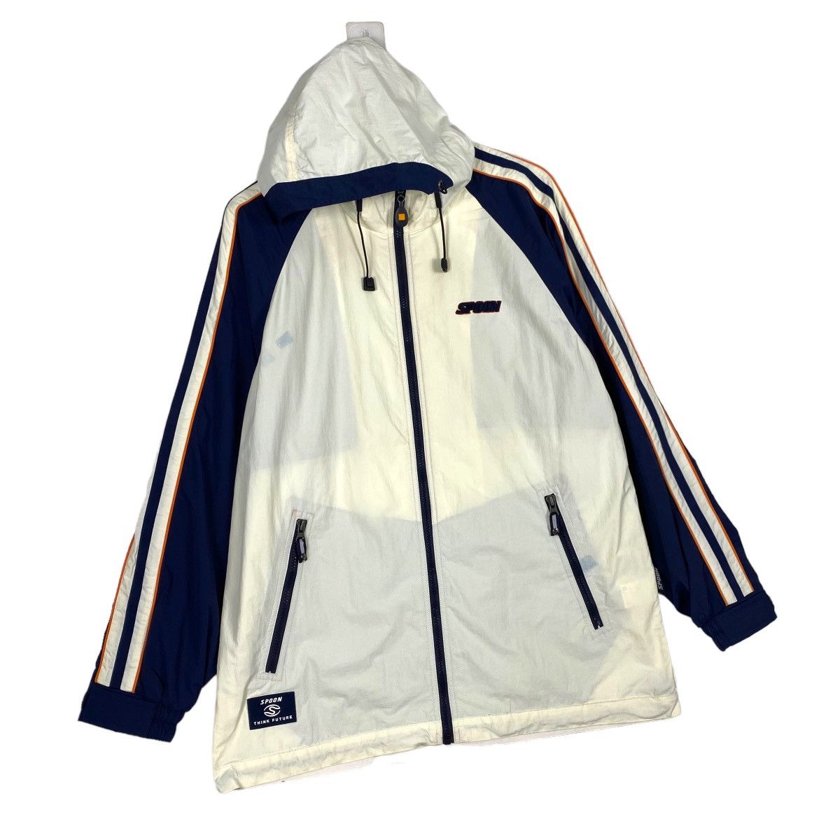 Japanese Brand × Spoon Vintage Spoon windbreaker hoodie Size US M / EU 48-50 / 2 - 3 Thumbnail