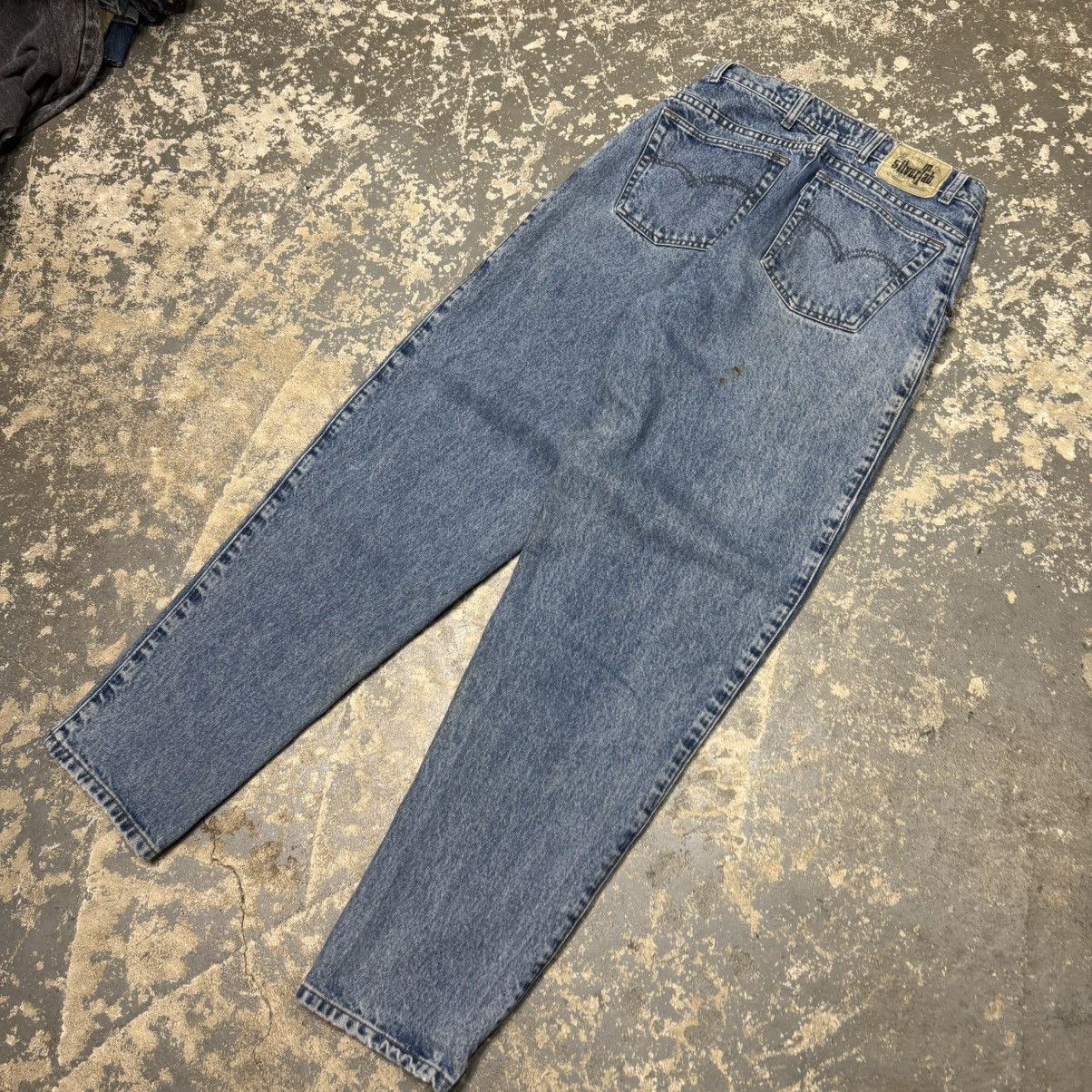 Levi's Vintage Levi’s Silvertab Light Wash Baggy Blue Jeans Pants Size US 28 / EU 44 - 8 Thumbnail
