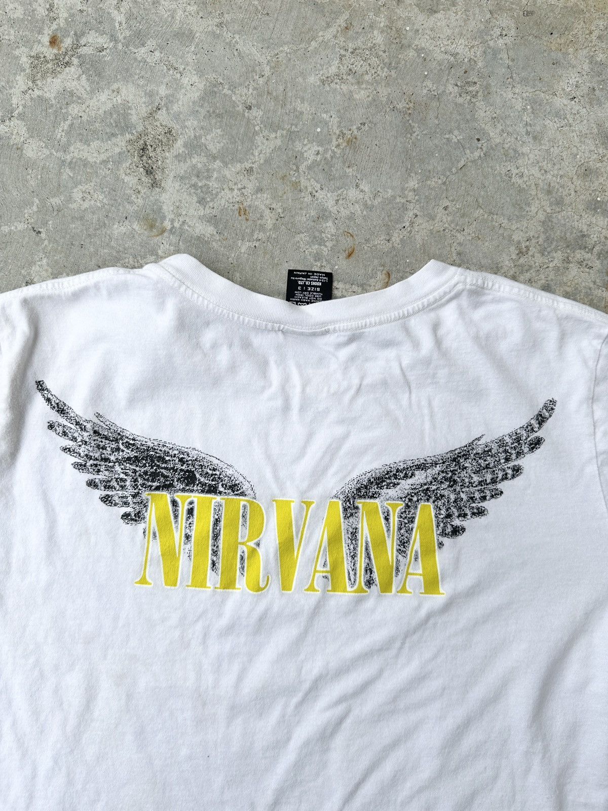 NIRVANA KURT COBAIN NUMBER (N)INE Tシャツ Number (N)ine x Charles Peterson Kurt Cobain Tee – AW09