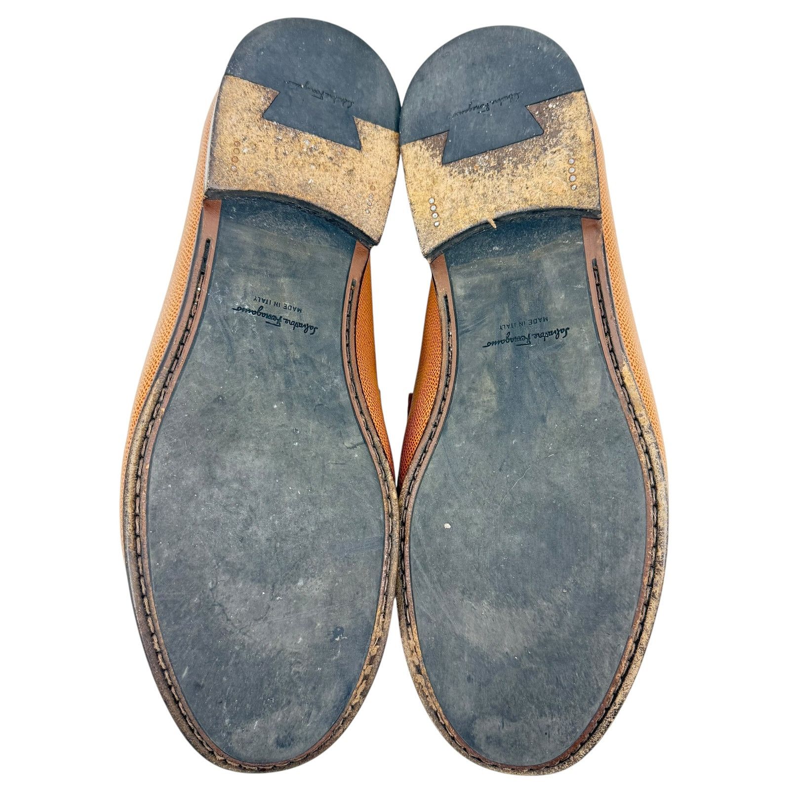 Salvatore Ferragamo Grandioso 2 Gancini Bit Leather Loafers display picture 2