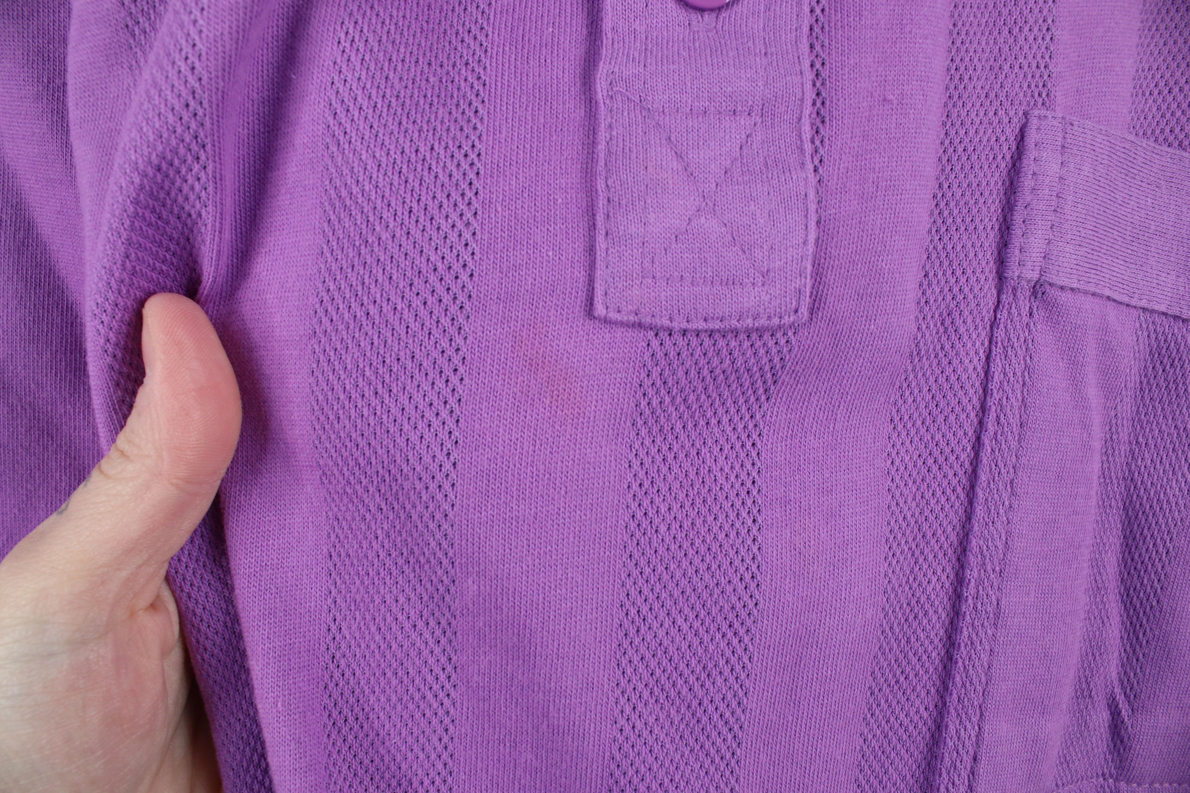 Vintage Vintage 90s Streetwear Blank Mesh Vented Pullover Polo Shirt Size US L / EU 52-54 / 3 - 4 Thumbnail
