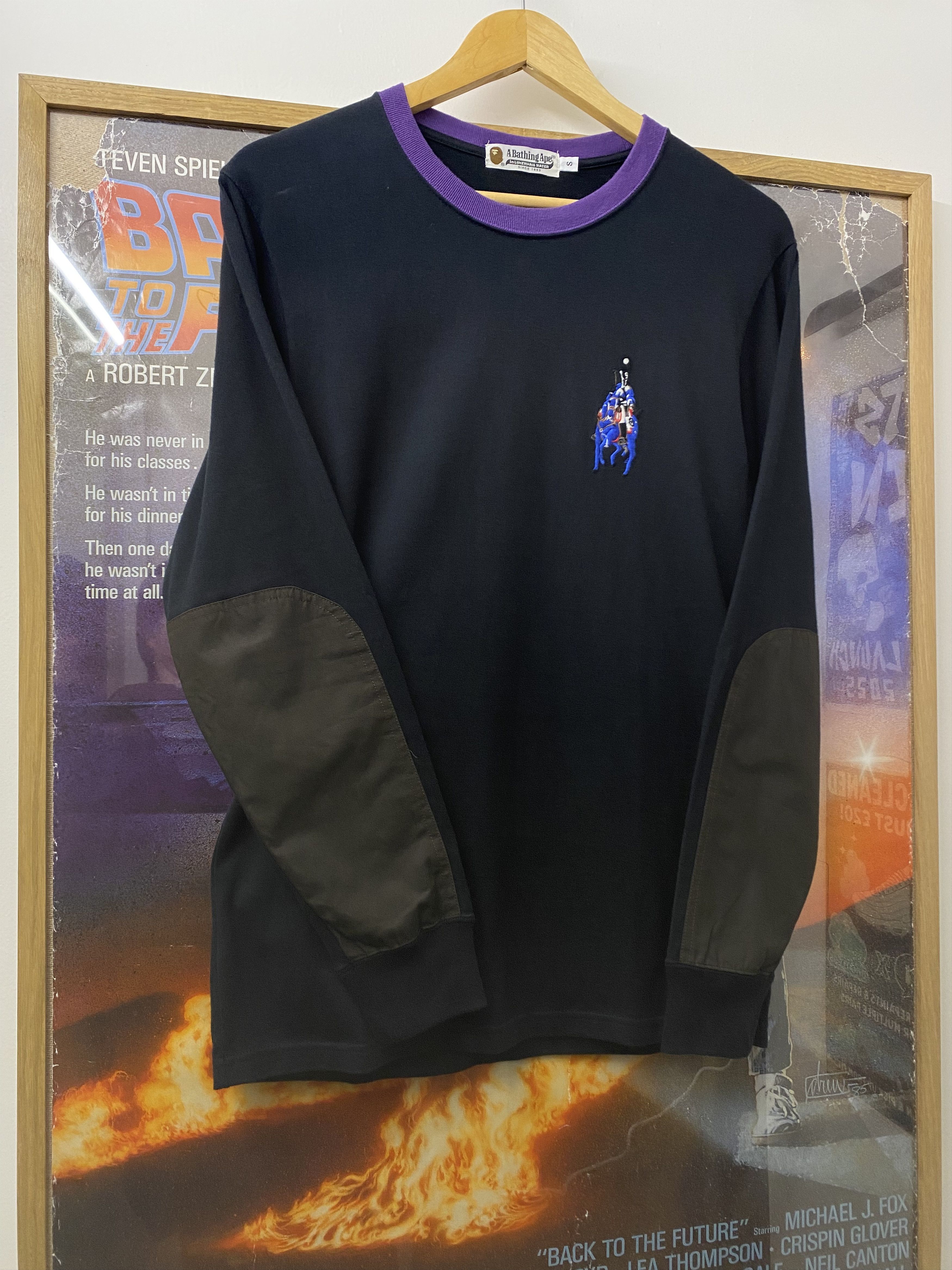 Bape 10s Bape Polo Ralph Lauren Parody Long Sleeve T Shirt Size US S / EU 44-46 / 1 - 4 Thumbnail