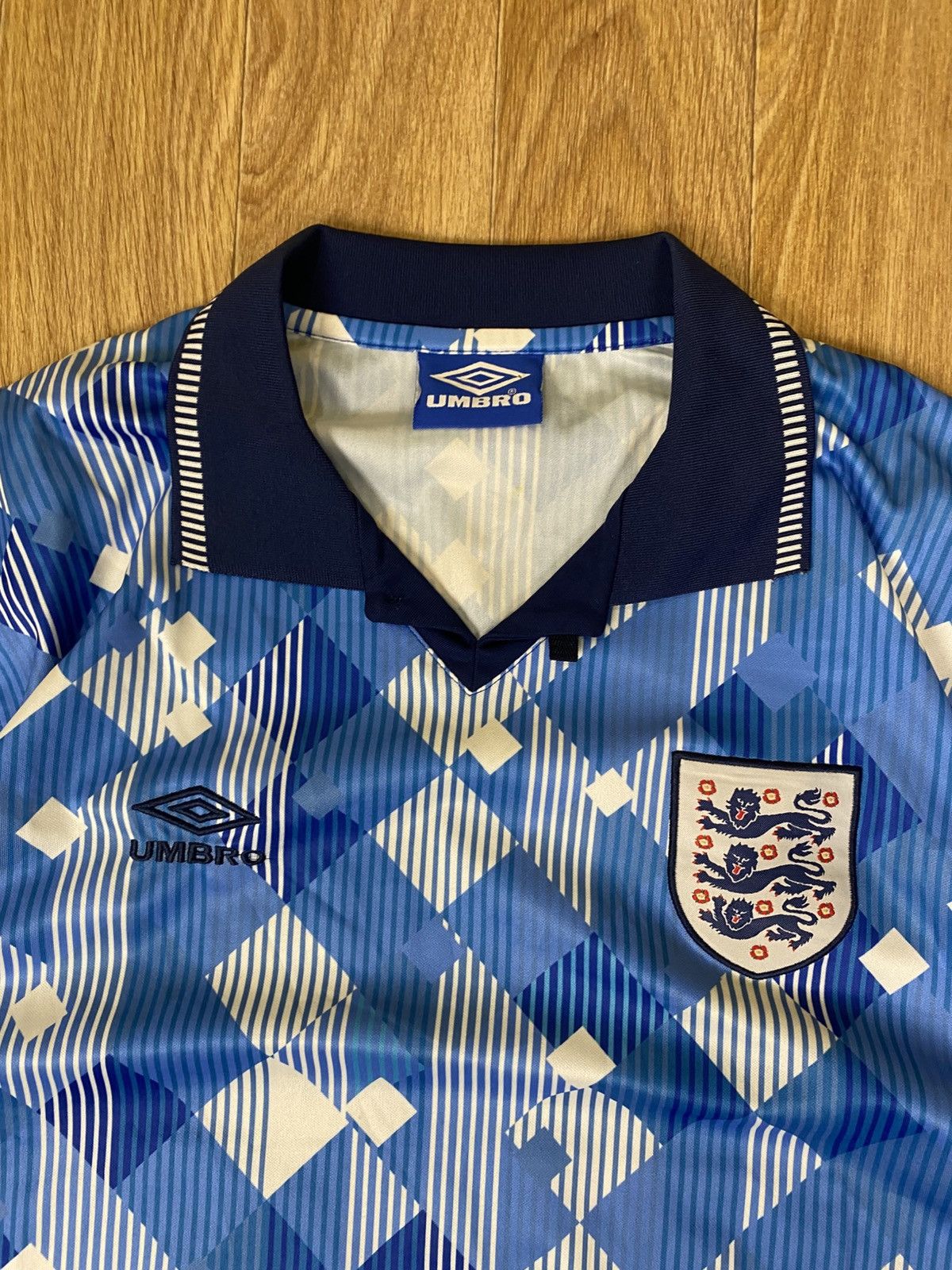 Umbro Umbro England Vintage Retro Repro Jersey 1990-1992 Style Size US L / EU 52-54 / 3 - 2 Thumbnail