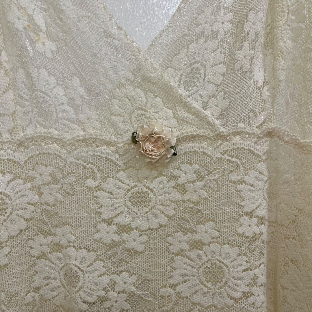 Vintage Vintage Kayla lace feminine babydoll lingerie nightgown Size ONE SIZE - 8 Thumbnail