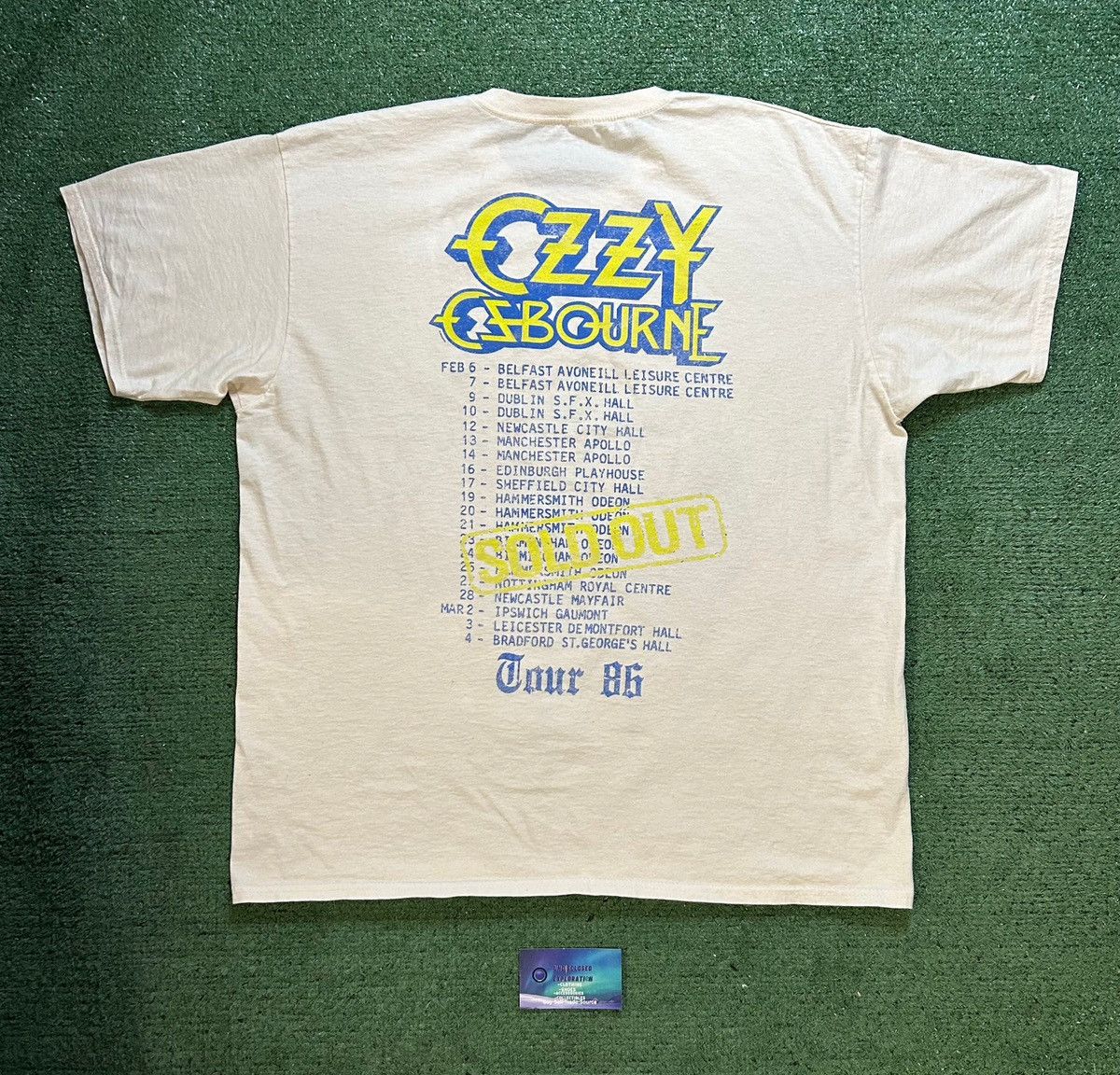 Band Tees Ozzy ozbourne tour 86 white tee Size US L / EU 52-54 / 3 - 2 Thumbnail
