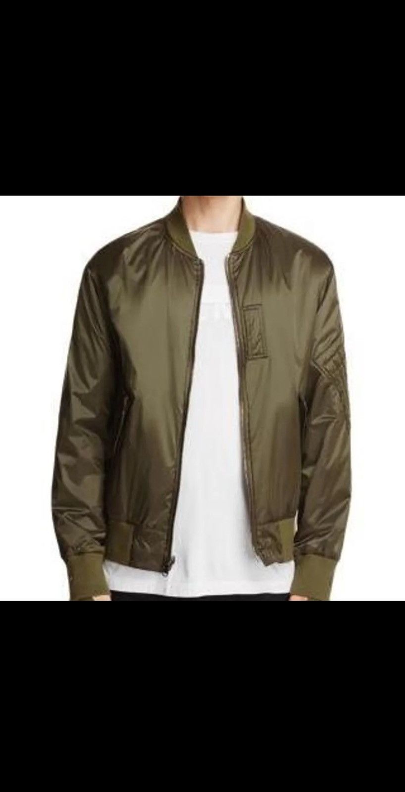 Helmut Lang Helmut Lang Reversible Satin Bomber Sample Size US S / EU 44-46 / 1 - 1 Thumbnail