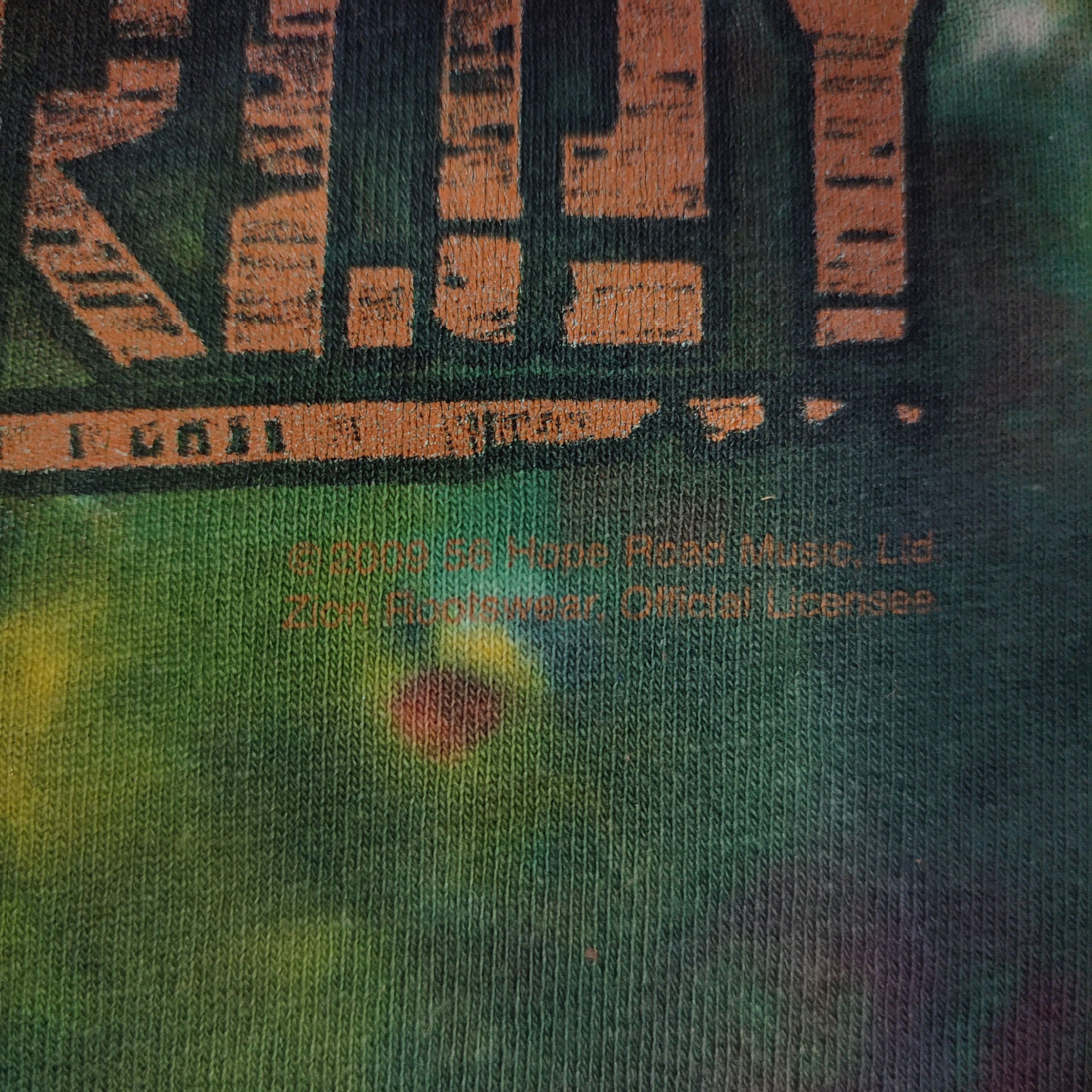 Band Tees × Bob Marley × Vintage Vintage 2009 Bob Marley Tie - Dye T-shirt Size US L / EU 52-54 / 3 - 4 Thumbnail