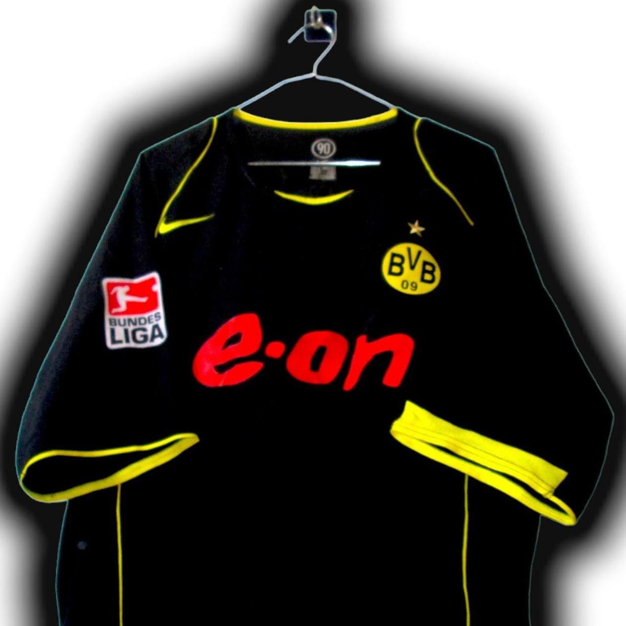 Nike Borussia Dortmund Germany 2004 2005 Away Jersey bvb trikot Size US XL / EU 56 / 4 - 2 Thumbnail