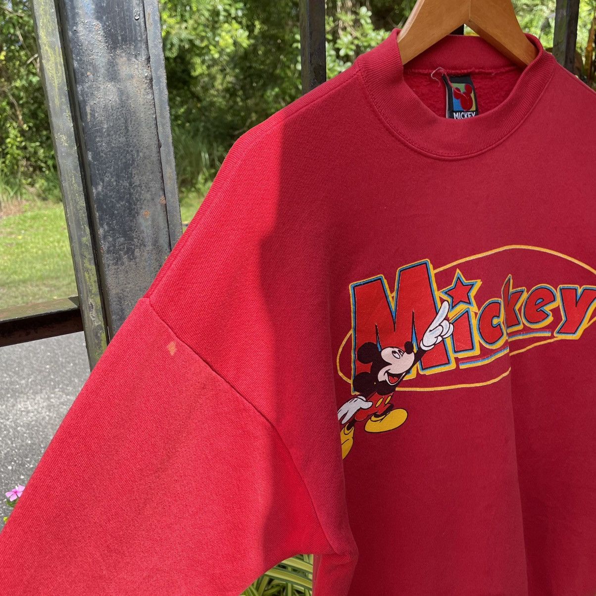 Disney × Mickey Mouse × Vintage 🔥Vintage 90s Mickey Mouse Disney Big Image Sweatshirts Size US M / EU 48-50 / 2 - 7 Thumbnail