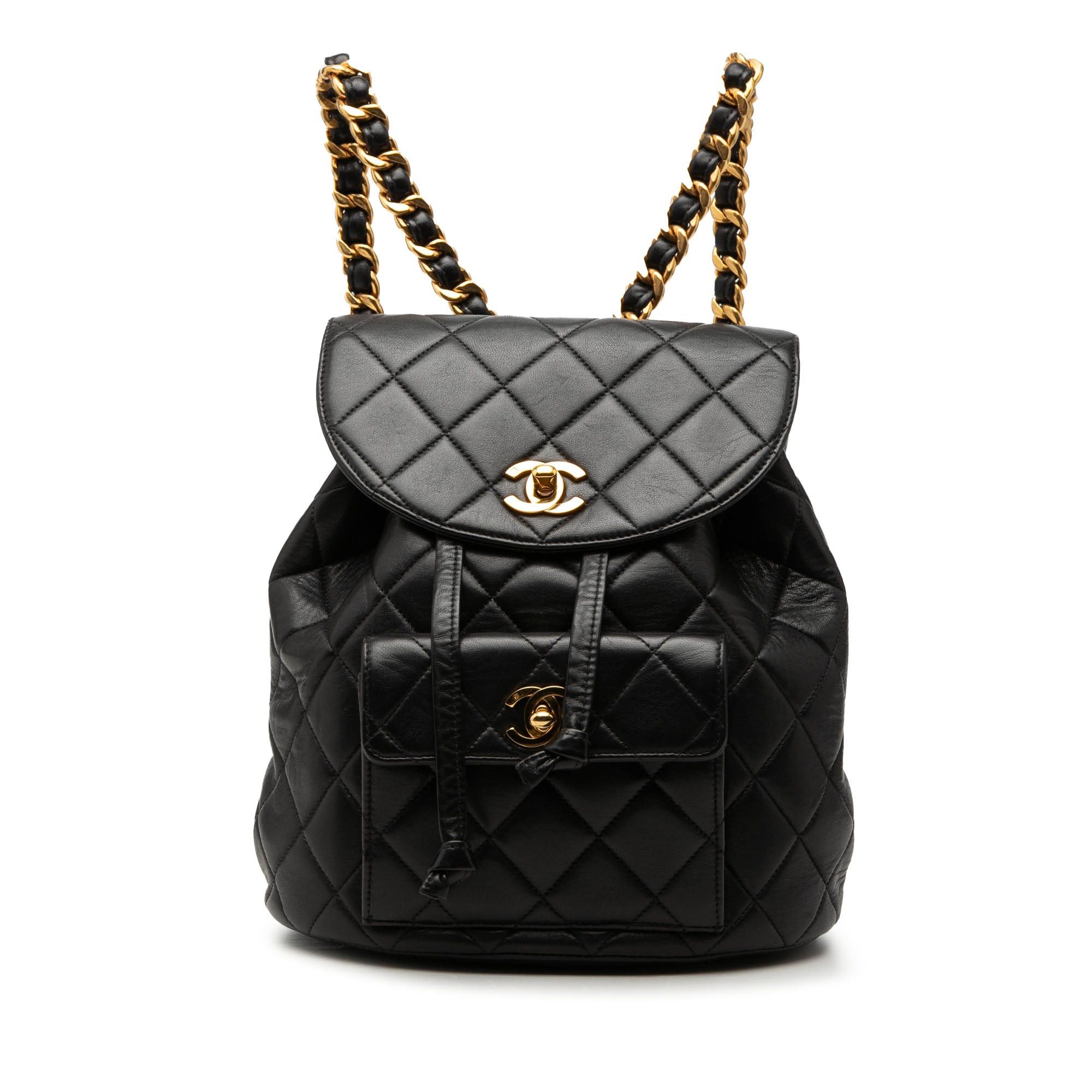 Chanel Medium Quilted Lambskin Duma Backpack Size ONE SIZE - 1 Thumbnail