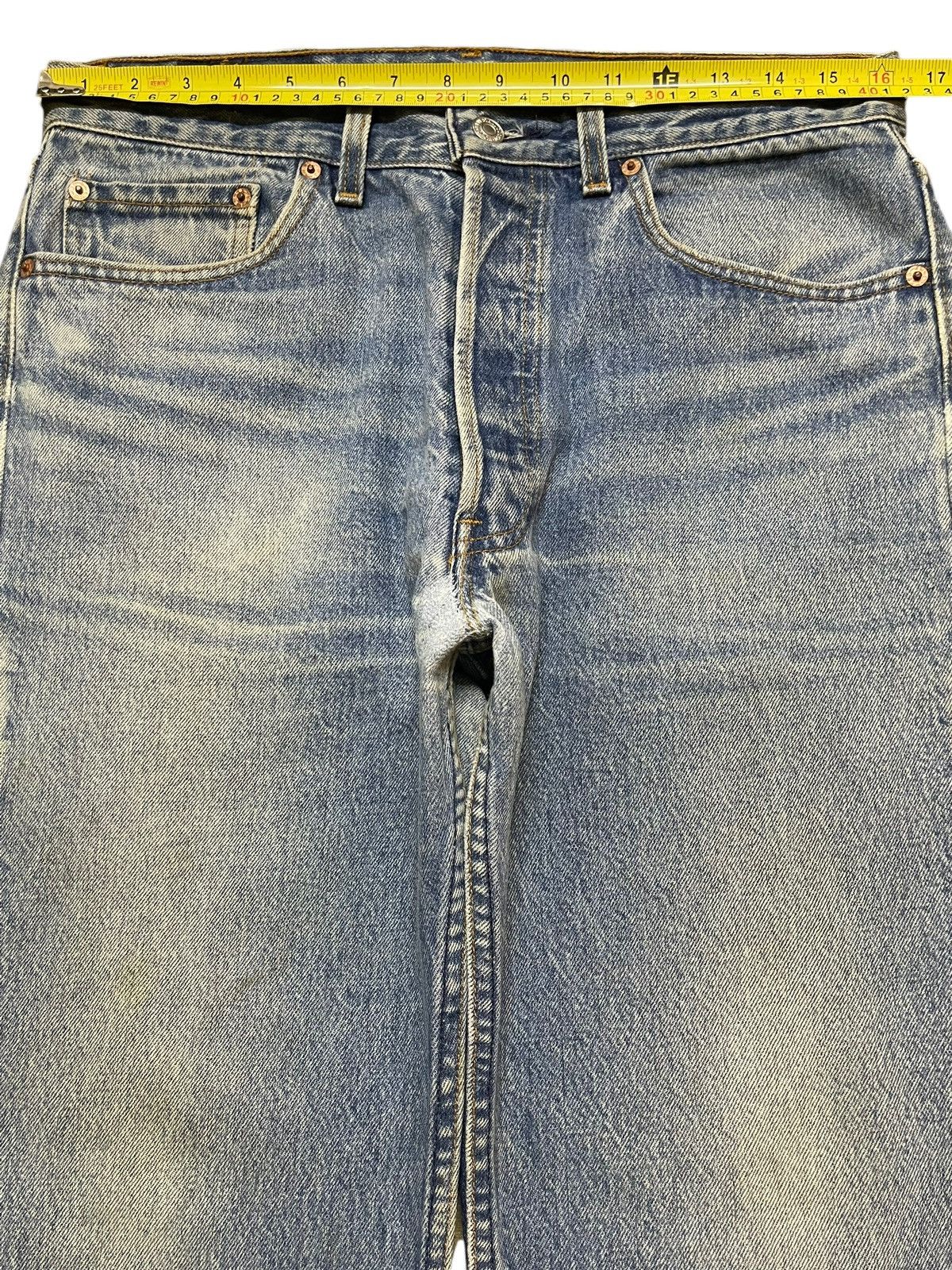 Levi's Vintage 90s Usa Levis 501 Blue Wash Style Jeans Size US 32 / EU 48 - 12 Thumbnail
