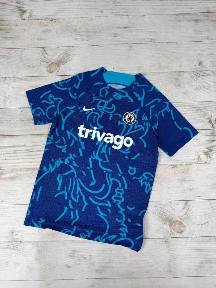 Nike Nike Chelsea 2022 2023 Pre Match Training Shirt Jersey Size US M / EU 48-50 / 2 - 1 Thumbnail