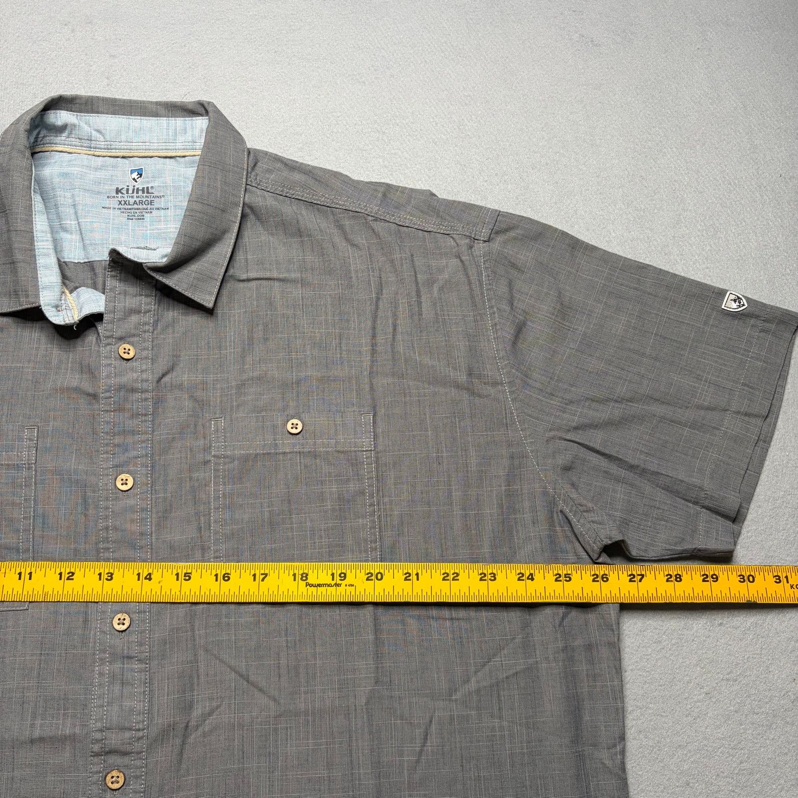Kuhl Kuhl Button Up Shirt Men’s XL Gray Short Sleeve Outdoor Size US XL / EU 56 / 4 - 6 Thumbnail