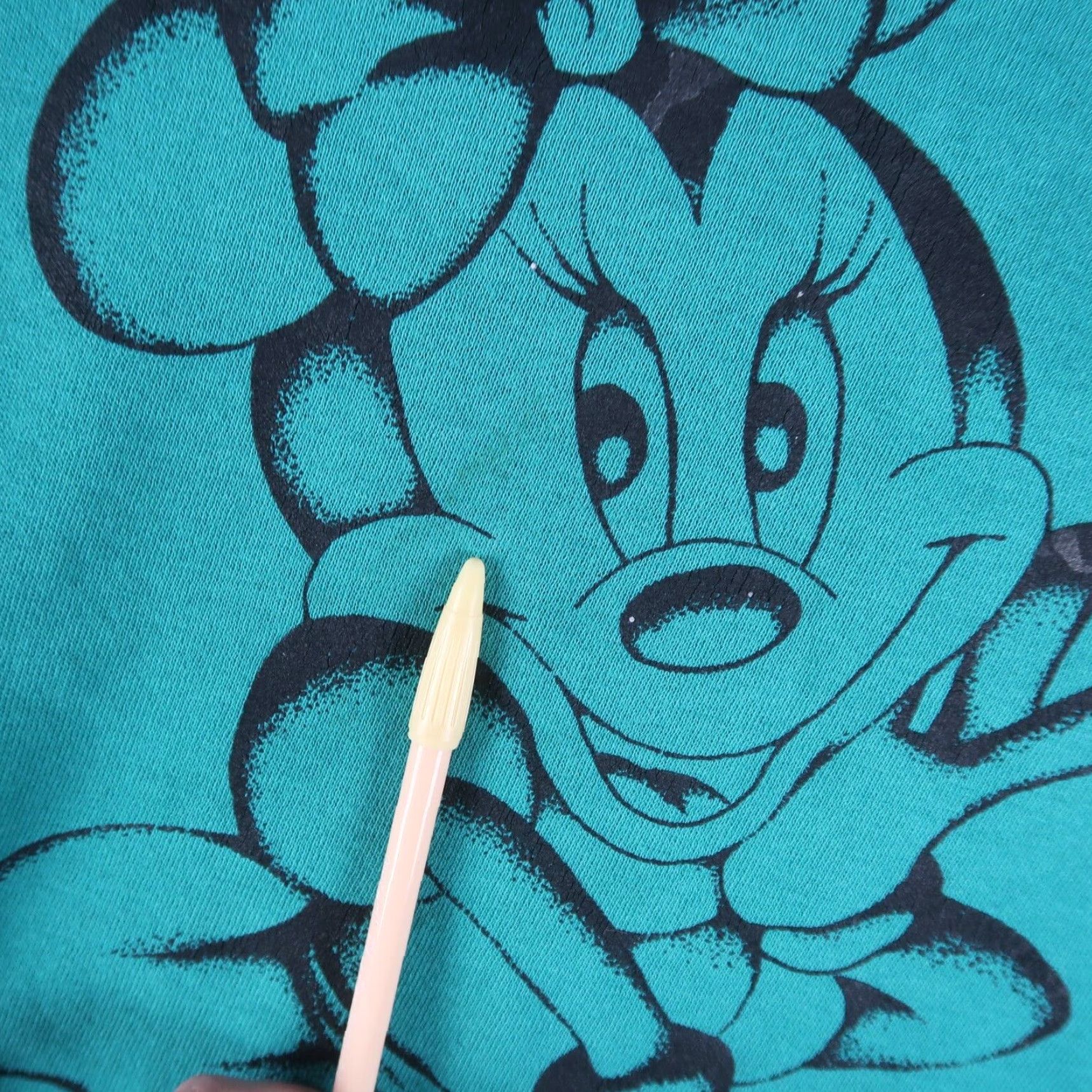 Disney VINTAGE Disney Sweatshirt Minnie Mouse Crewneck Teal 2XL 90s Cartoon Retro Unisex Adults Sweatshirt Mens Womens Girls Boys Size XXL / US 16-18 / IT 52-54 - 6 Thumbnail