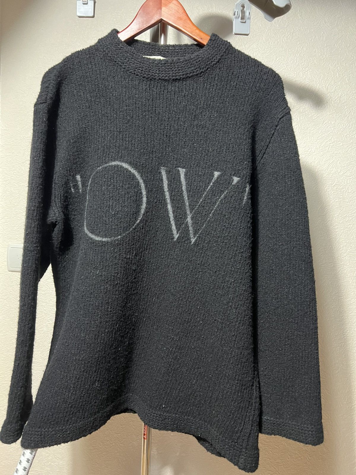 Off-White Off-White “OW” Knit Sweater Size US L / EU 52-54 / 3 - 2 Thumbnail