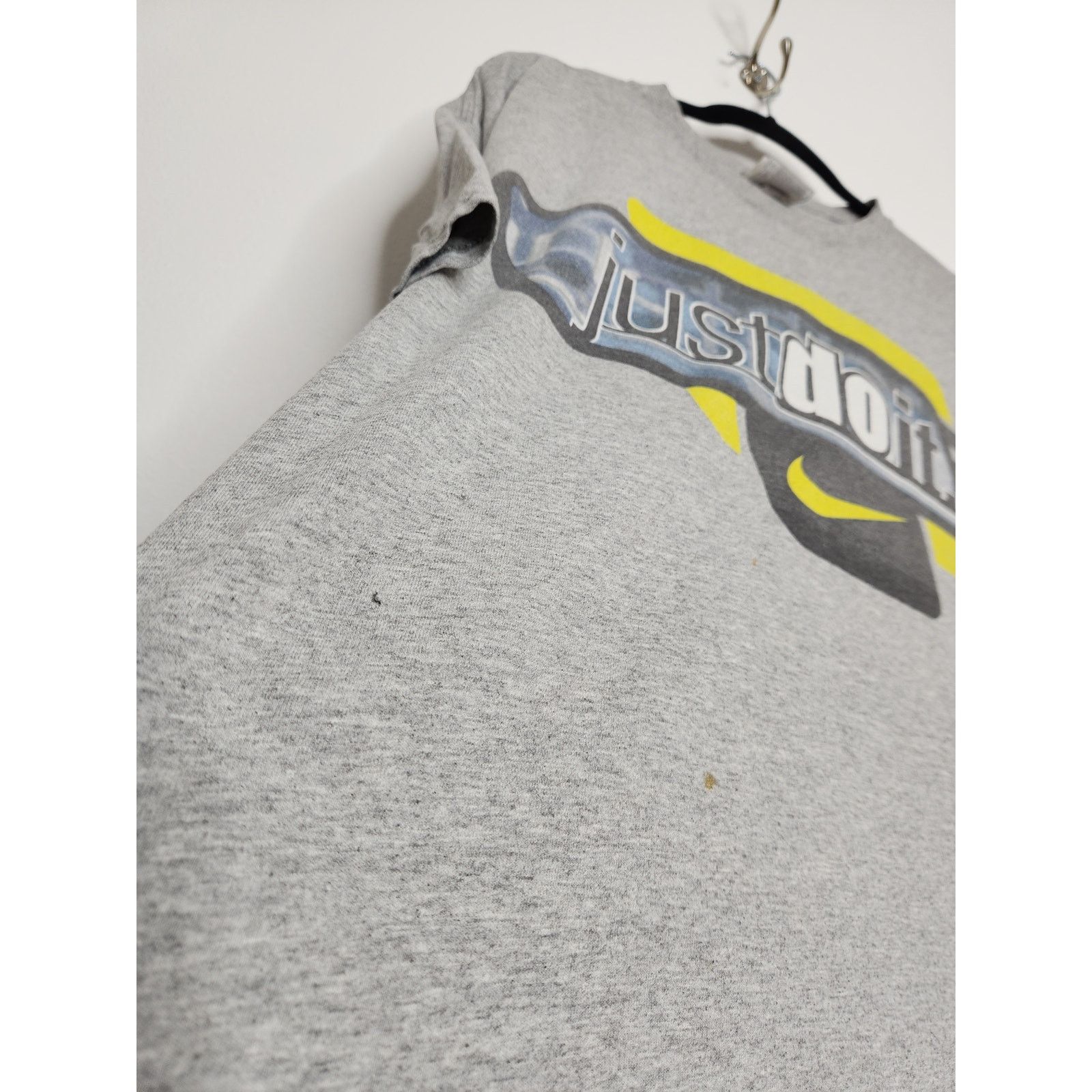 Nike Vintage Nike Just Do It White Tag Large Gray 90s Sports Size US L / EU 52-54 / 3 - 6 Thumbnail