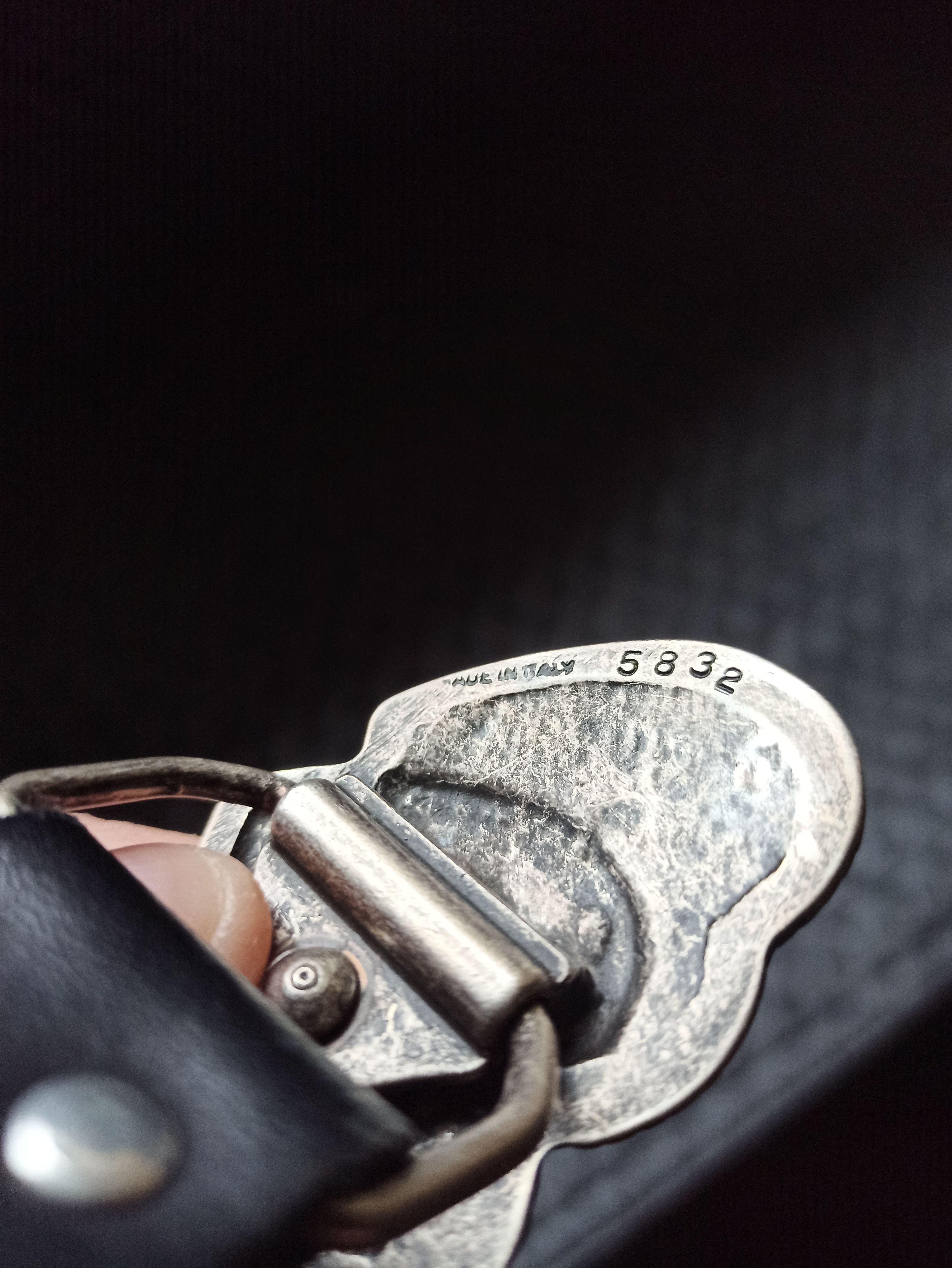 Vintage Vintage leather italian belt Size ONE SIZE - 5 Thumbnail