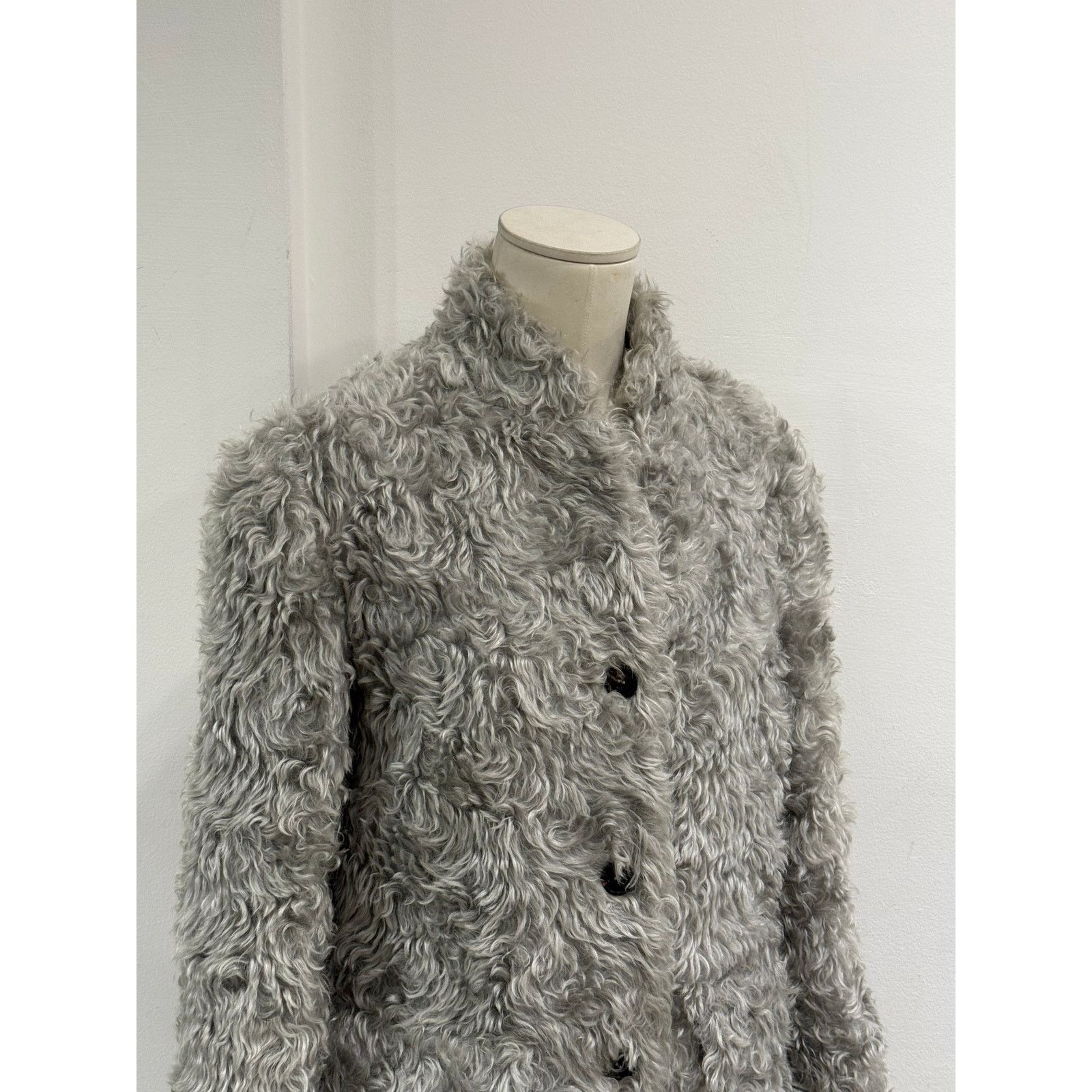 Prada A/W2007 Prada runway faux fur mohair coat Size S / US 4 / IT 40 - 5 Thumbnail