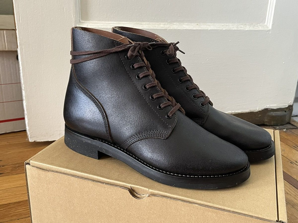 Other Skoob Infantry Waxed Flesh Black Leather M-43 Boots - Size 8 Size US 8 / EU 41 - 4 Thumbnail