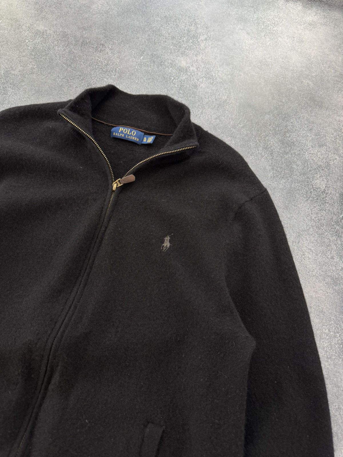 Polo Ralph Lauren VTG Polo Ralph Lauren wool sweater zip up Size US L / EU 52-54 / 3 - 4 Thumbnail