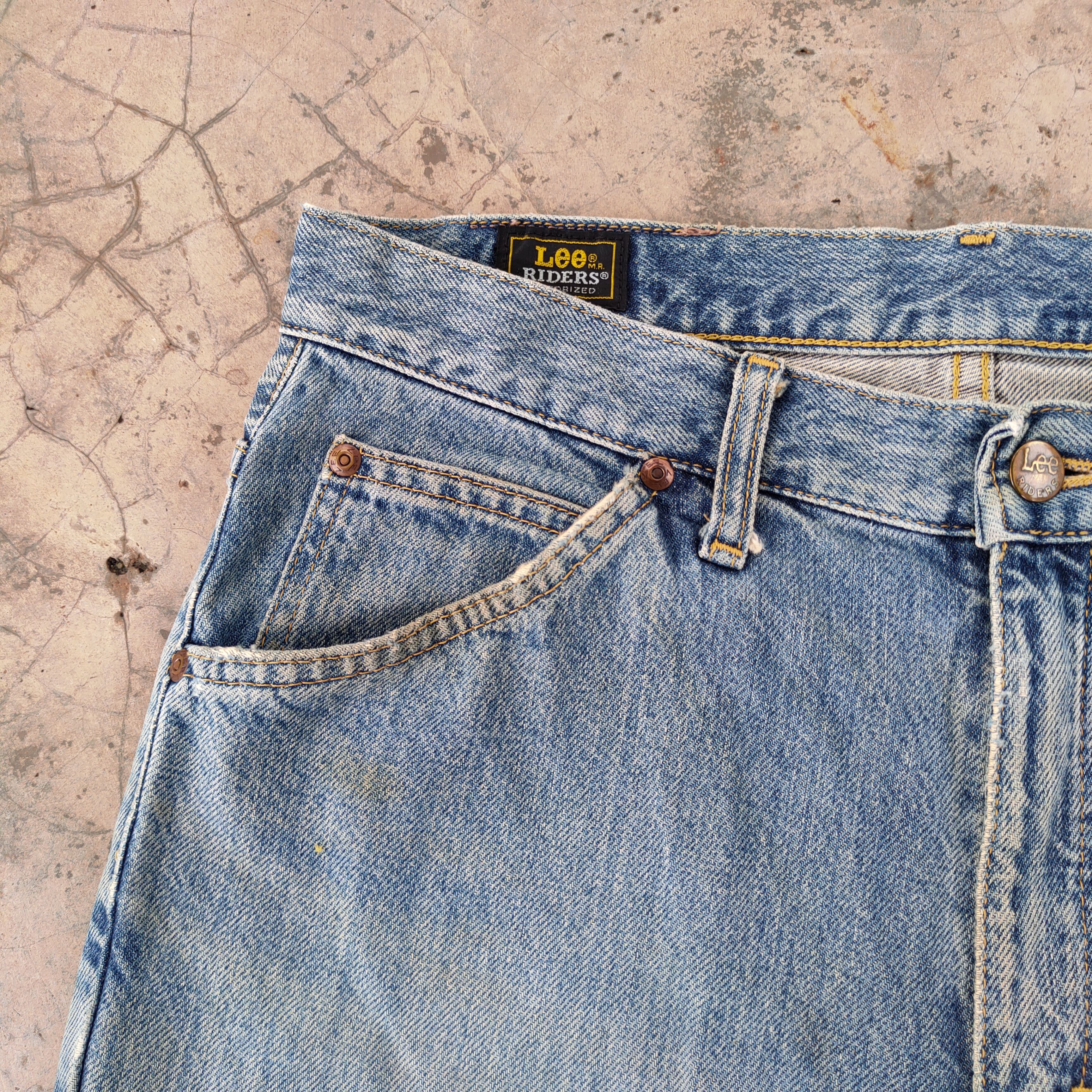 Lee flare Lee riders vintage denim ripped jeans pants Size US 32 / EU 48 - 15 Thumbnail