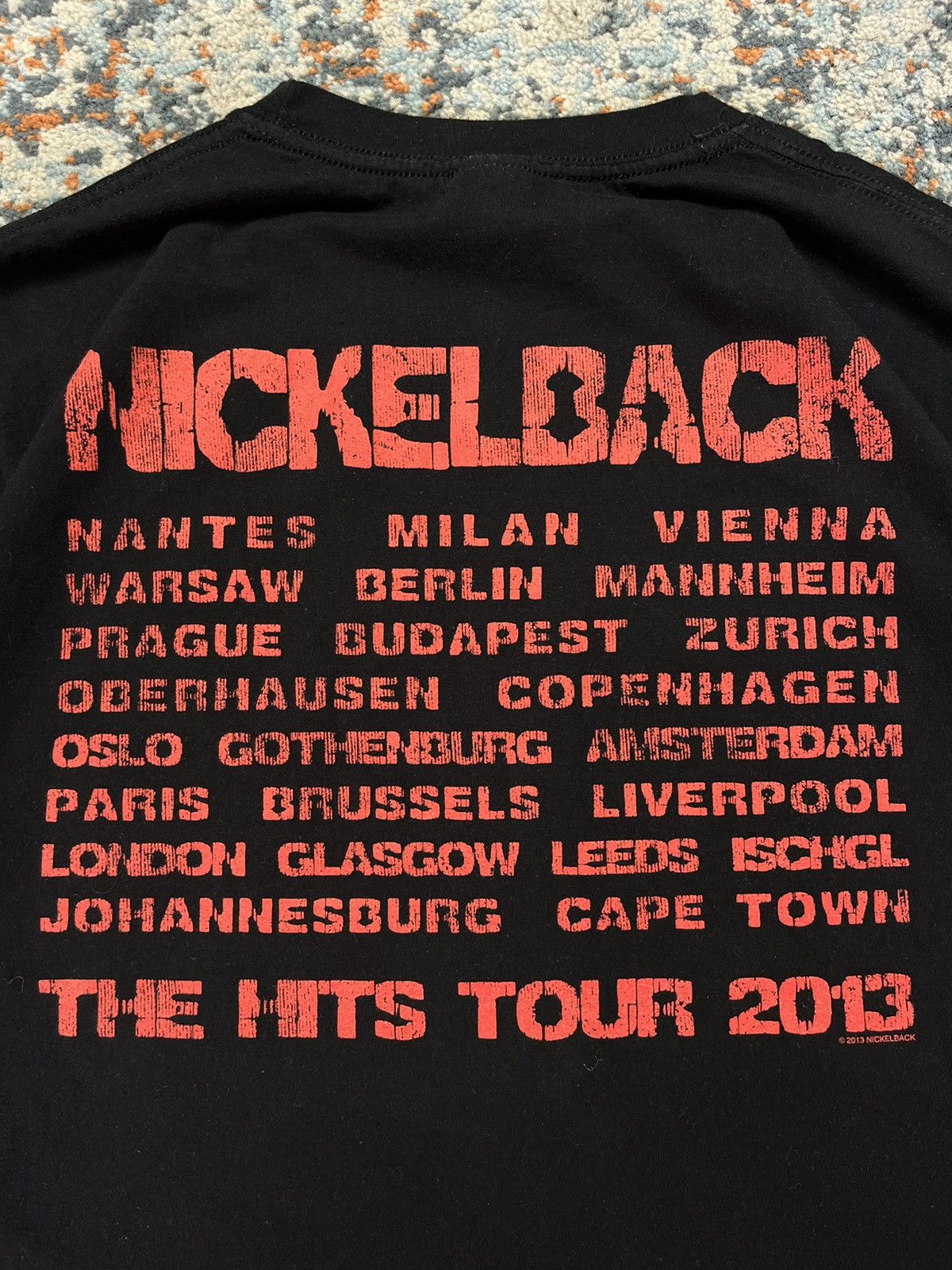 Band Tees × Vintage Vintage y2k Nickelback members tour graphic band tee Size US L / EU 52-54 / 3 - 8 Thumbnail