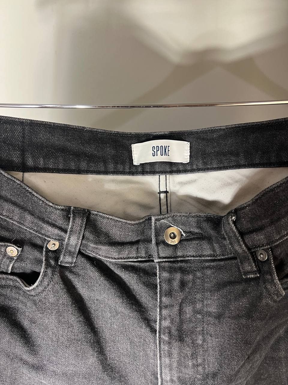 Japanese Brand VINTAGE SPOKE DENIM DESIGNER JEANS CASUAL Y2K 90s Size US 35 - 4 Thumbnail