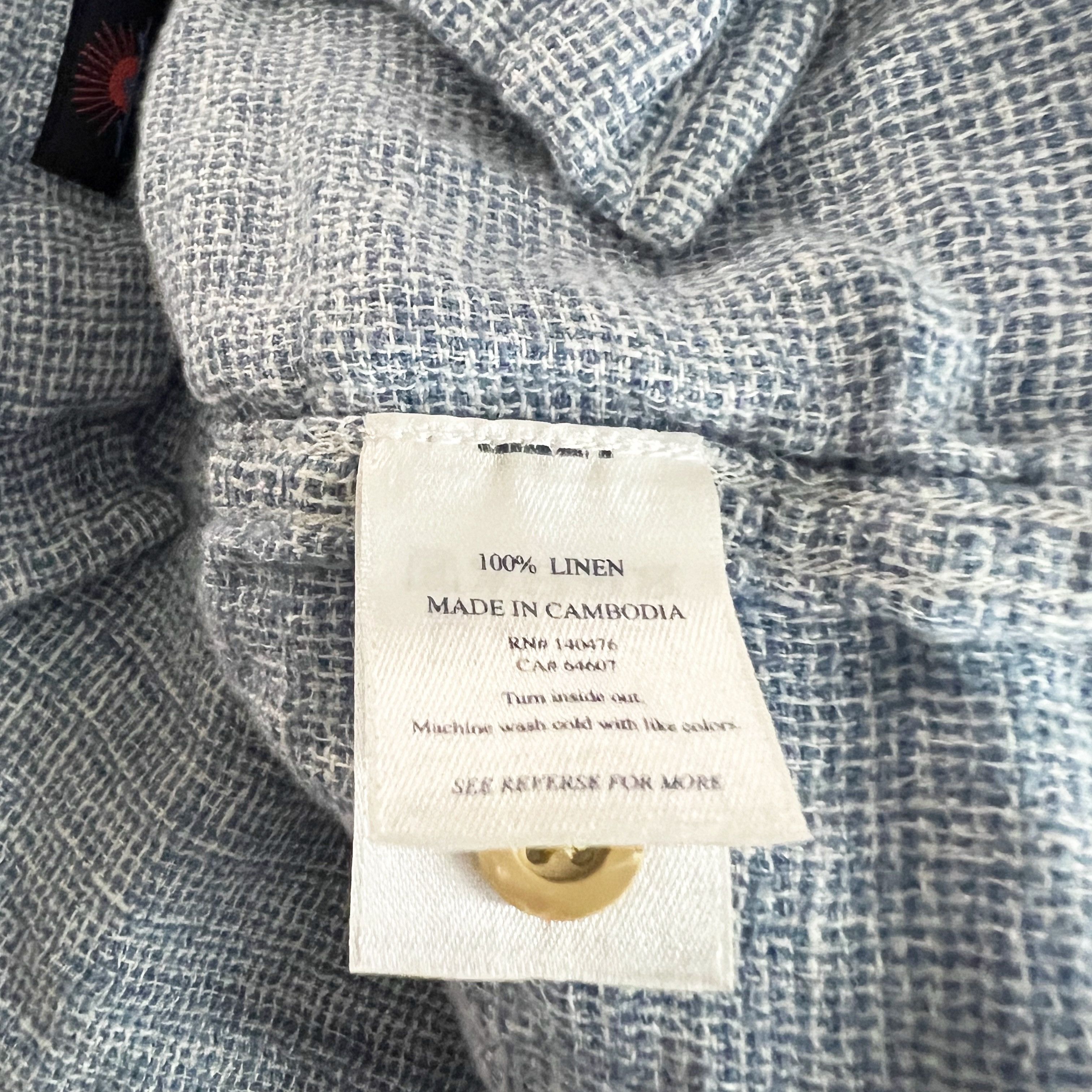 Faherty Faherty Men's Short Sleeve Palma Linen Size US M / EU 48-50 / 2 - 3 Thumbnail