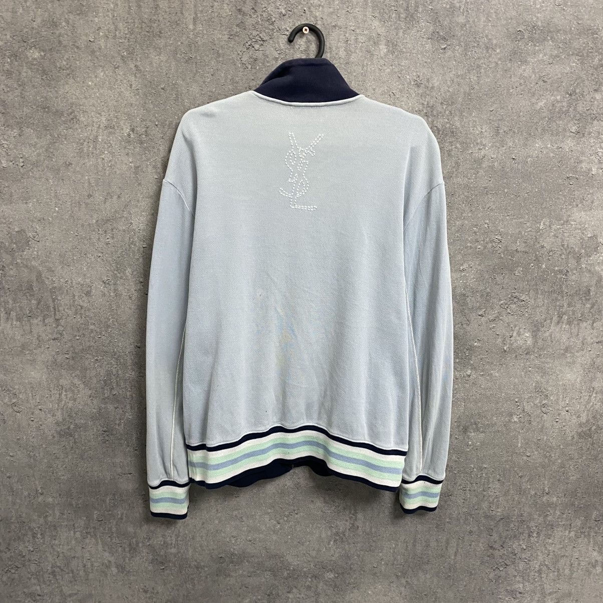 Yves Saint Laurent Vintage Yves Saint Laurent Sweatshirt Zip Up Jumper YSL Size US L / EU 52-54 / 3 - 7 Thumbnail