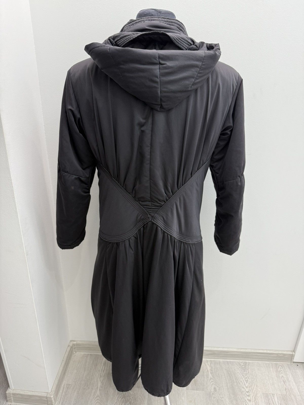 Issey Miyake Vintage Issey Miyake Long Coat Hooded Jacket Size US M / EU 48-50 / 2 - 2 Thumbnail