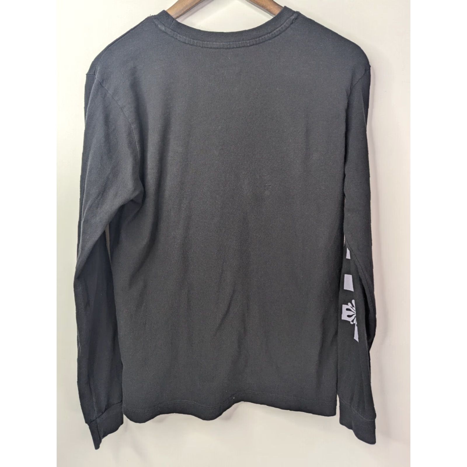 Vans VANS Womens T-Shirt Shirt Black 100% Cotton Logo Casual Sleeve Long Sleeve Regular M US Vintage: No Size M / US 6-8 / IT 42-44 - 5 Thumbnail