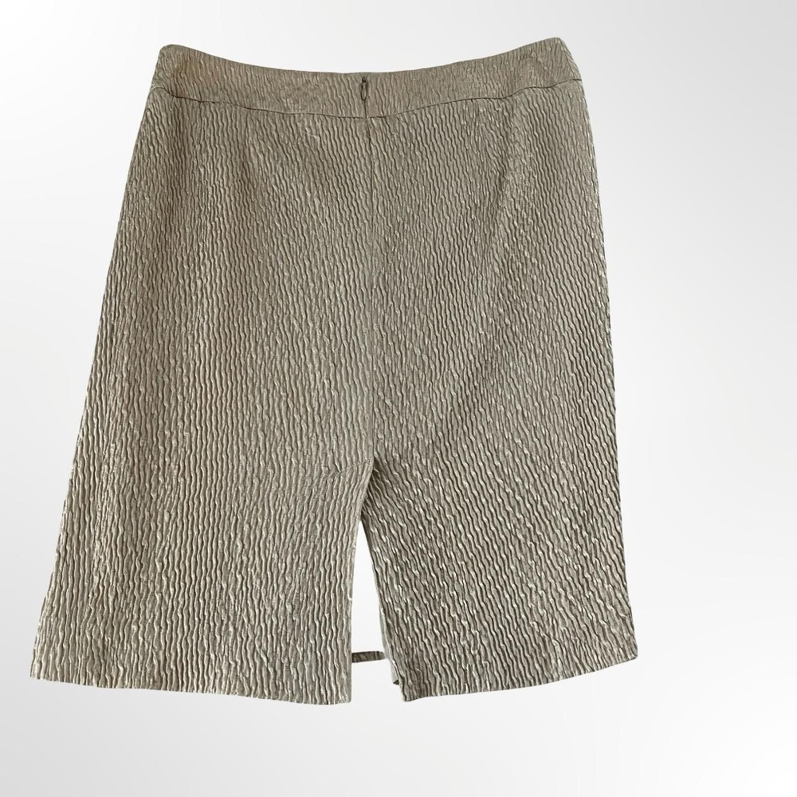 Armani Collezioni Armani Collezioni Cream Textured 2pc Suit Size M / US 6-8 / IT 42-44 - 6 Thumbnail