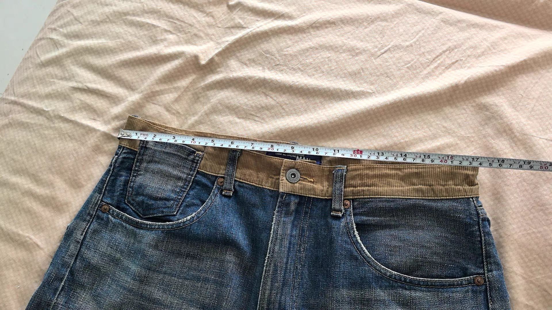 Junya Watanabe Junya Watanabe CDG Patchwork Denim Jeans Men's K9 Size US 33 - 7 Thumbnail