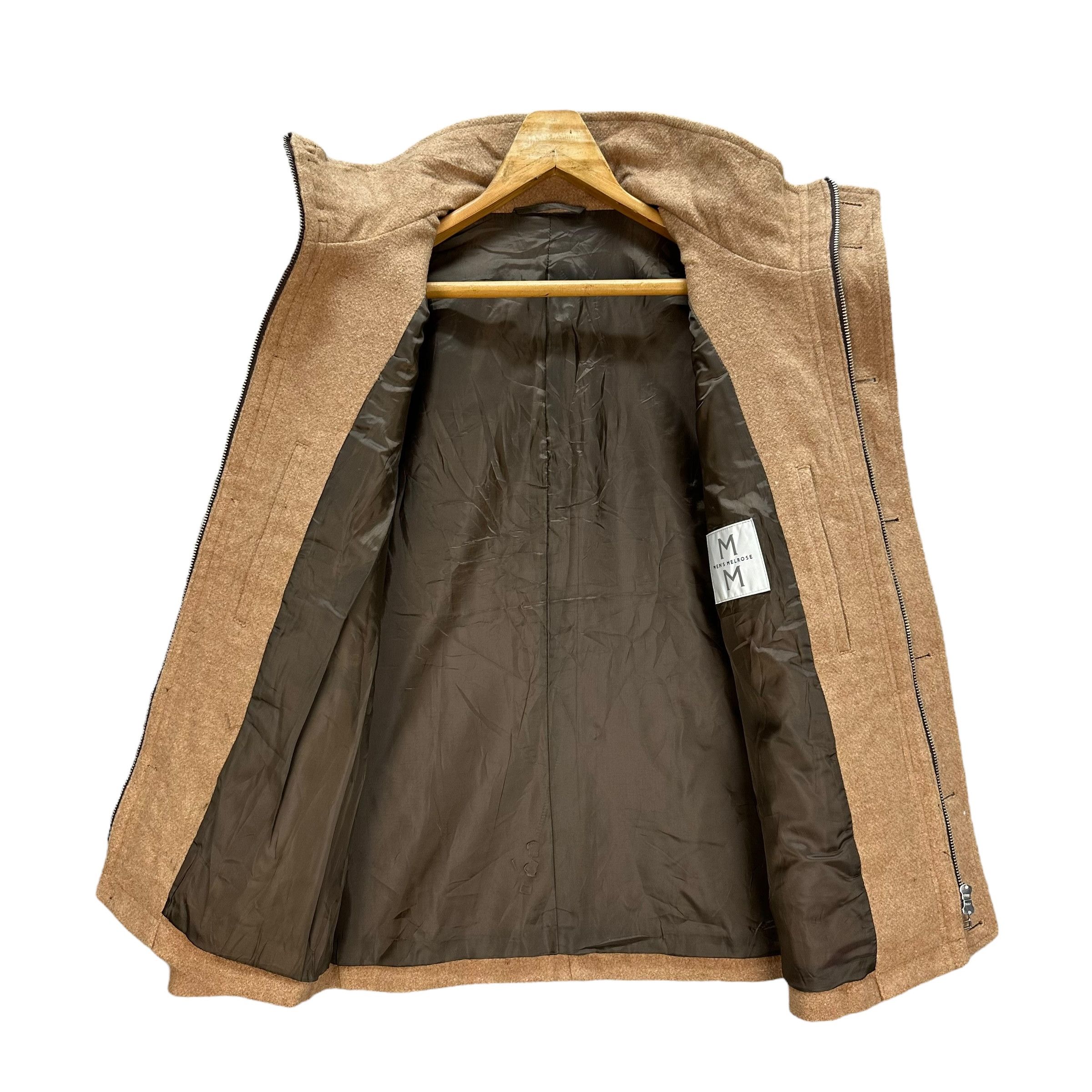 Japanese Brand MEN'S MELROSE Turtle Neck Wool Jacket #A22-0500 Size US S / EU 44-46 / 1 - 7 Thumbnail