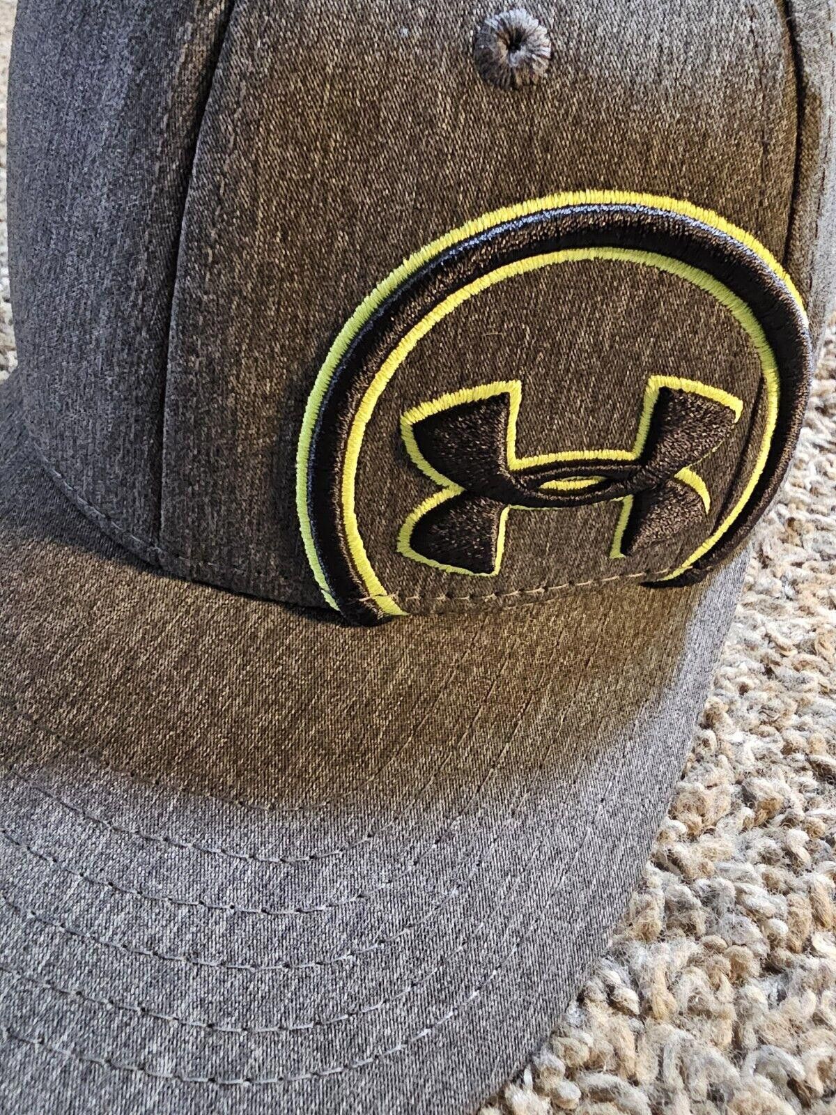 Under Armour Under Armour Gray Neon Youth Fitted Baseball Hat Cap SM / MD Size ONE SIZE - 2 Thumbnail