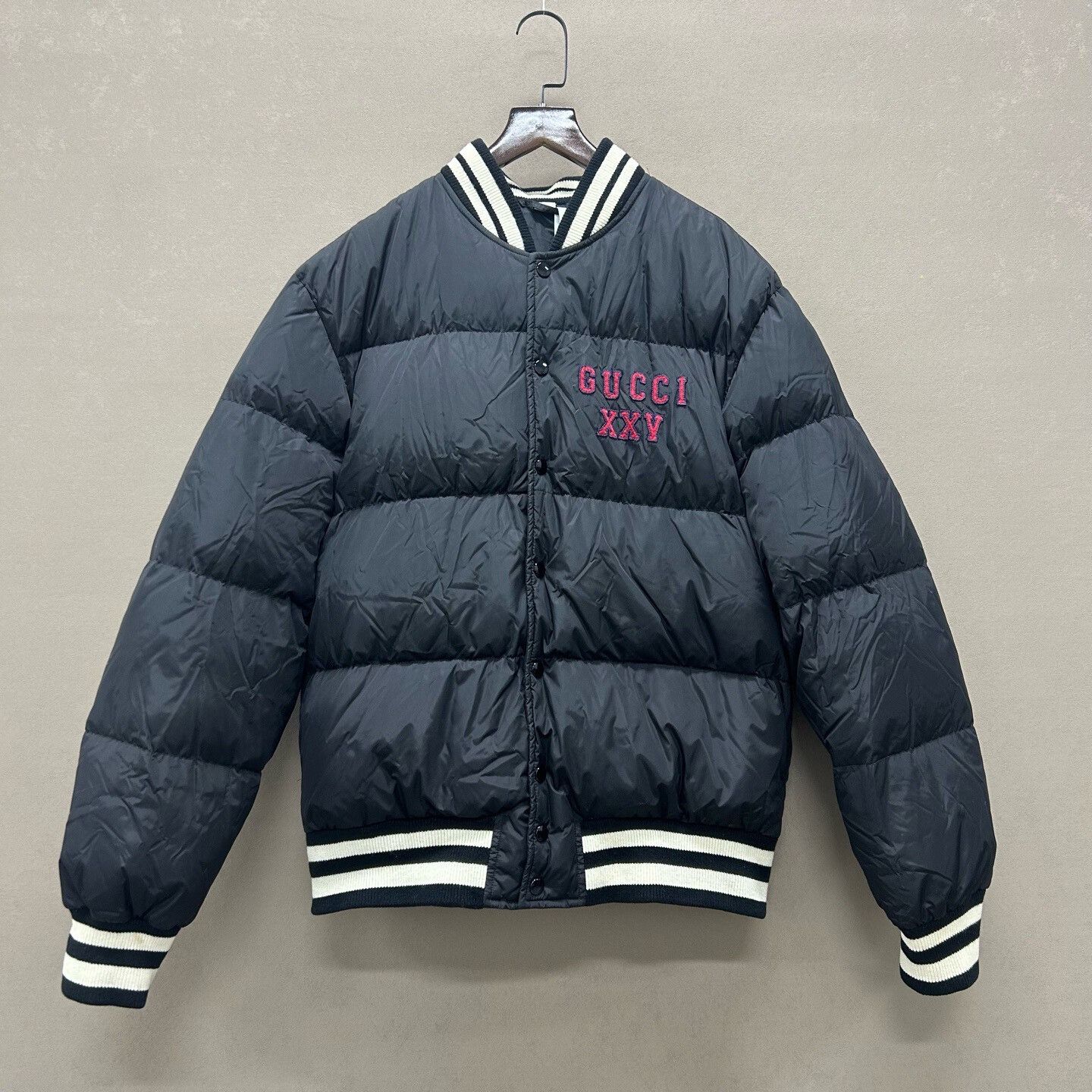 Gucci GUCCI Color-Blocked Embroidered Down Jacket Size US M / EU 48-50 / 2 - 1 Thumbnail