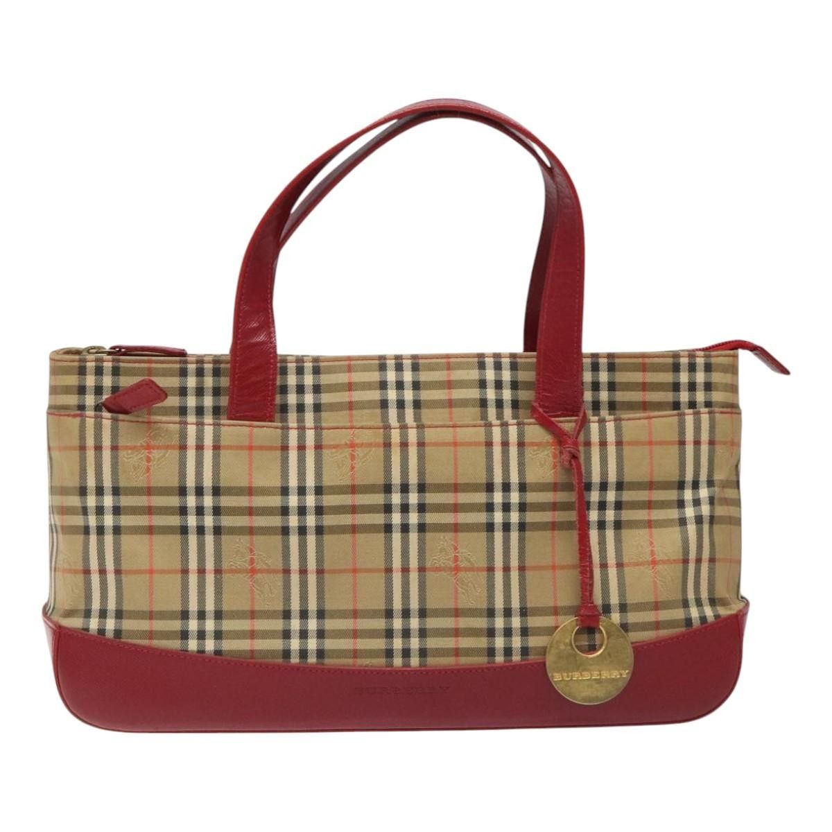 Burberry Burberry Nova Check Handbag Nova Check Canvas and leather Size ONE SIZE - 1 Thumbnail