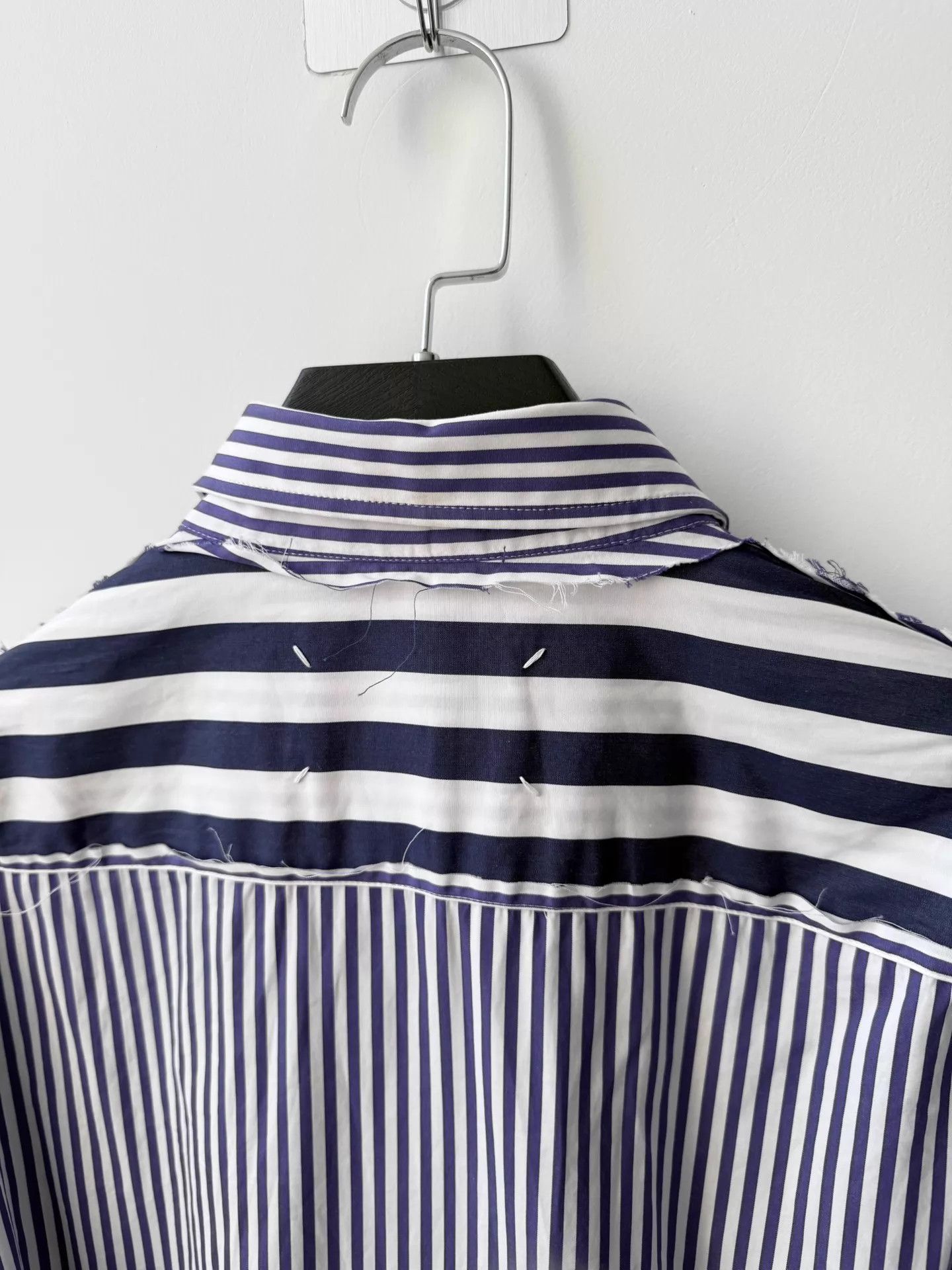 Maison Margiela Maison Margiela S/S19 Cat Whisker Striped Shirt 39 Size US M / EU 48-50 / 2 - 5 Thumbnail