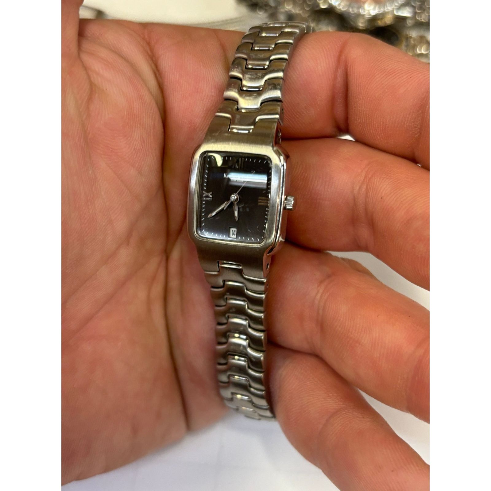 Kenneth Cole Kenneth Cole Silver Tone Womens Watch! New Battery! Size ONE SIZE - 7 Thumbnail